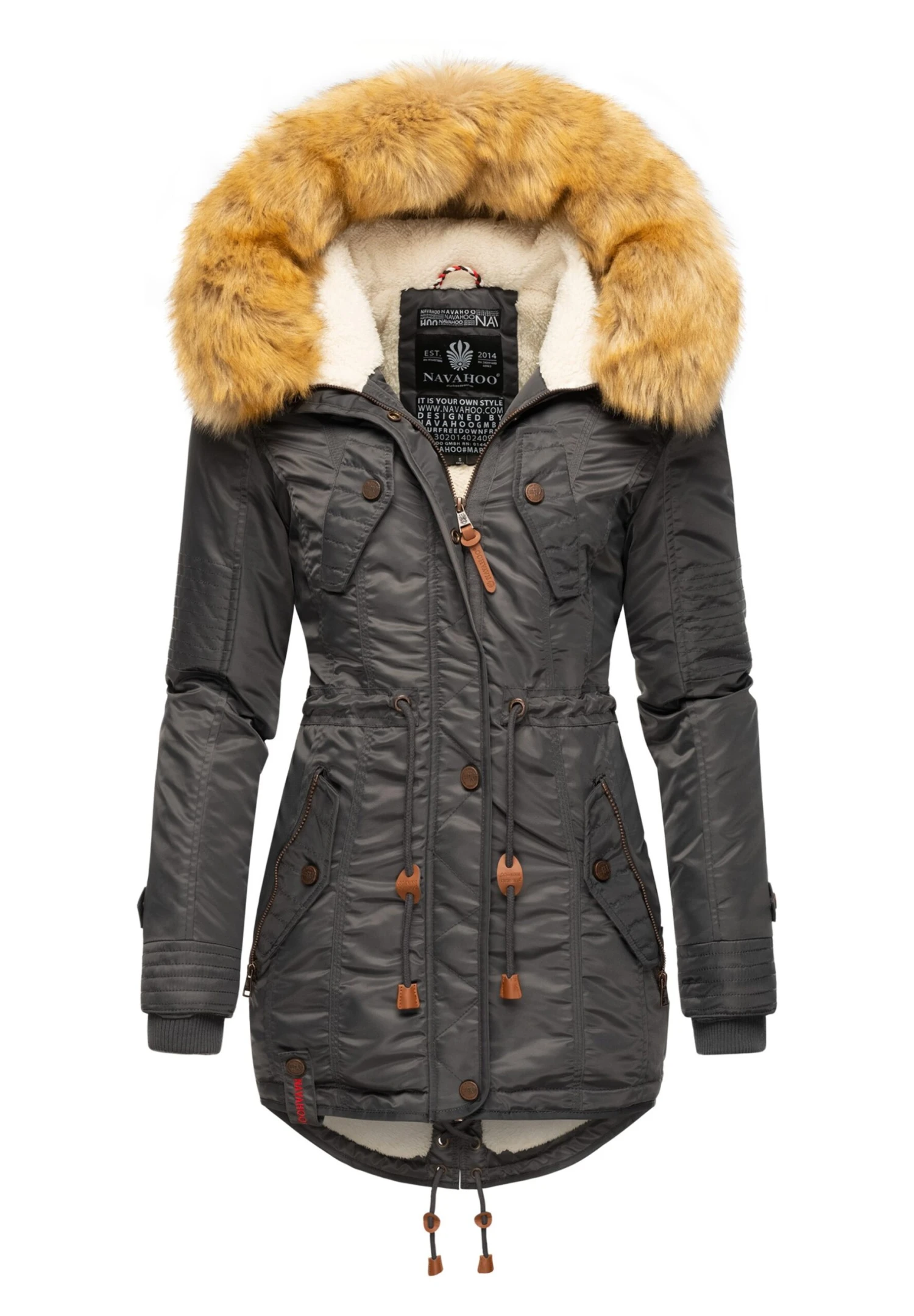 Navahoo La Viva - Winterjas - Anthracite 1 Navahoo La Viva - Winterjas - Anthracite