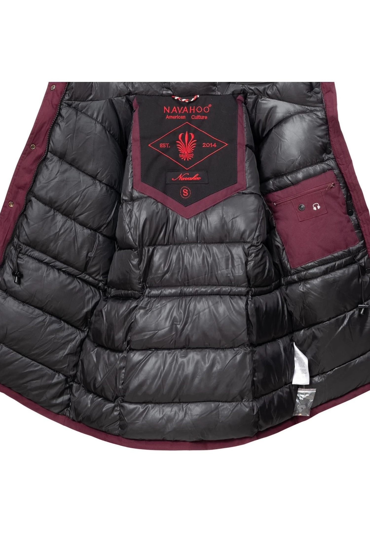 Navahoo Laura - Winterjas - Red 5 Navahoo Laura - Winterjas - Red - Afbeelding 5