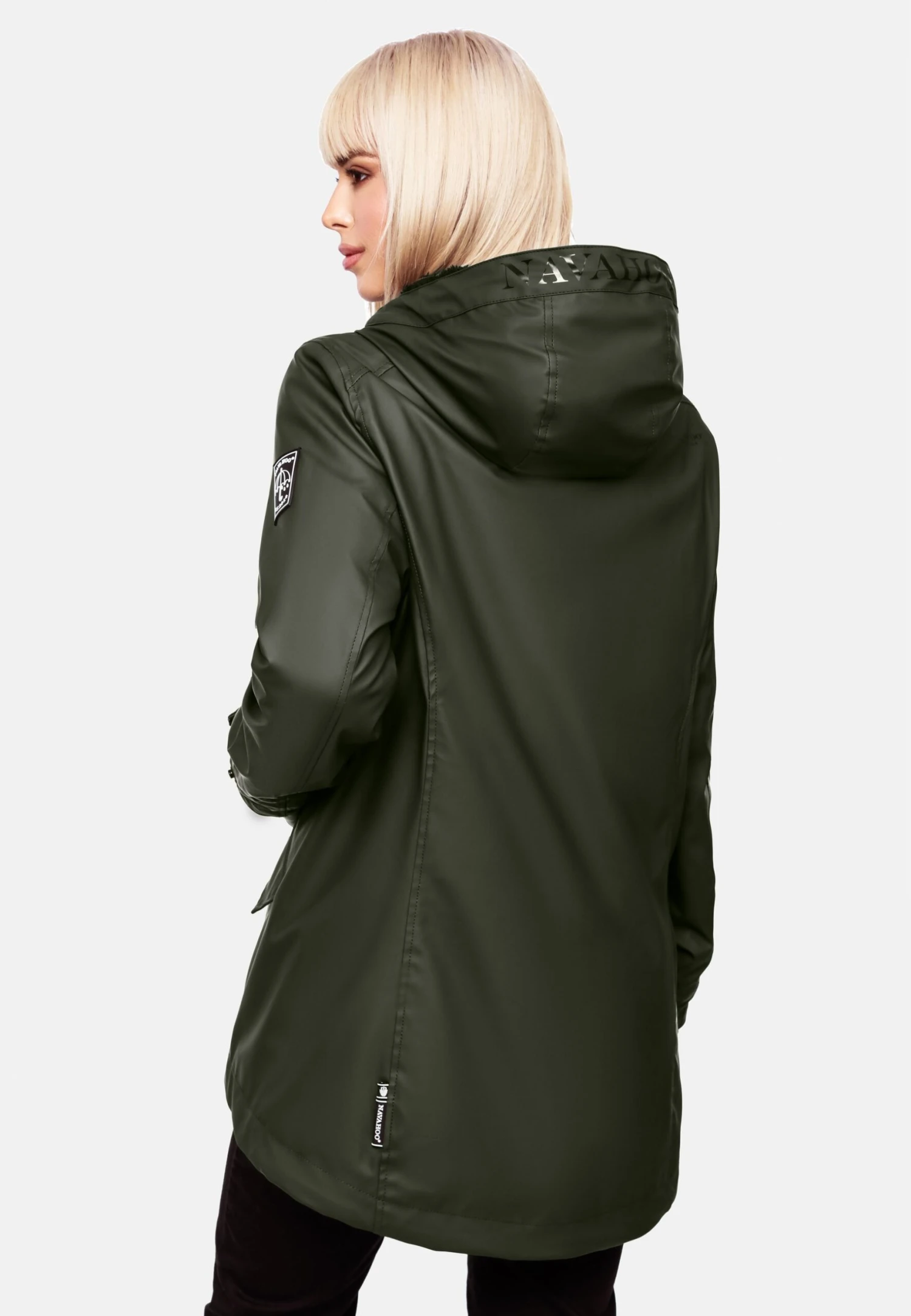 Navahoo Lindraa - Winterjas - Dark Olive 2 Navahoo Lindraa - Winterjas - Dark Olive - Afbeelding 2
