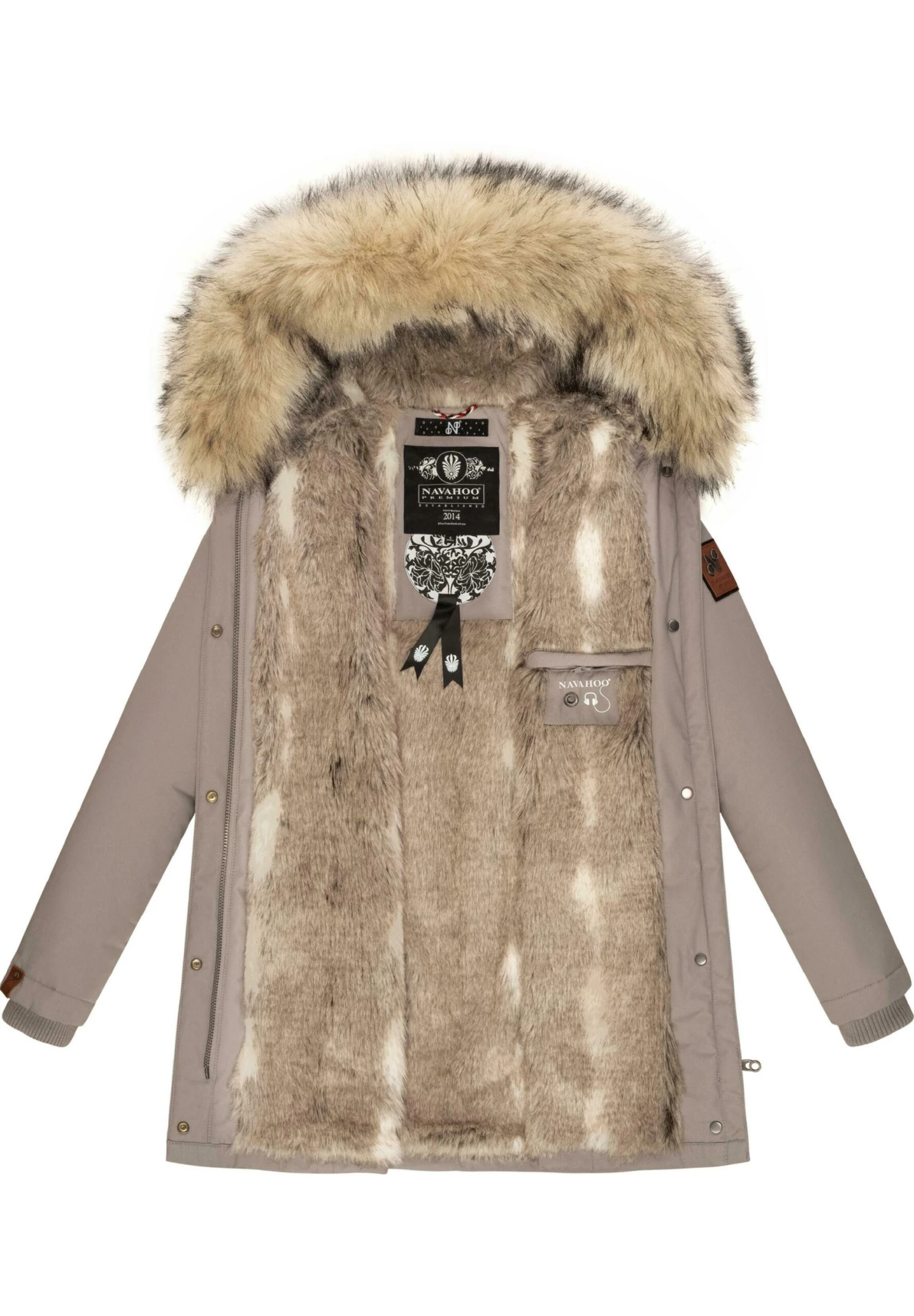 Navahoo Cristal - Winterjas - Zinc Grey 3 Navahoo Cristal - Winterjas - Zinc Grey - Afbeelding 3