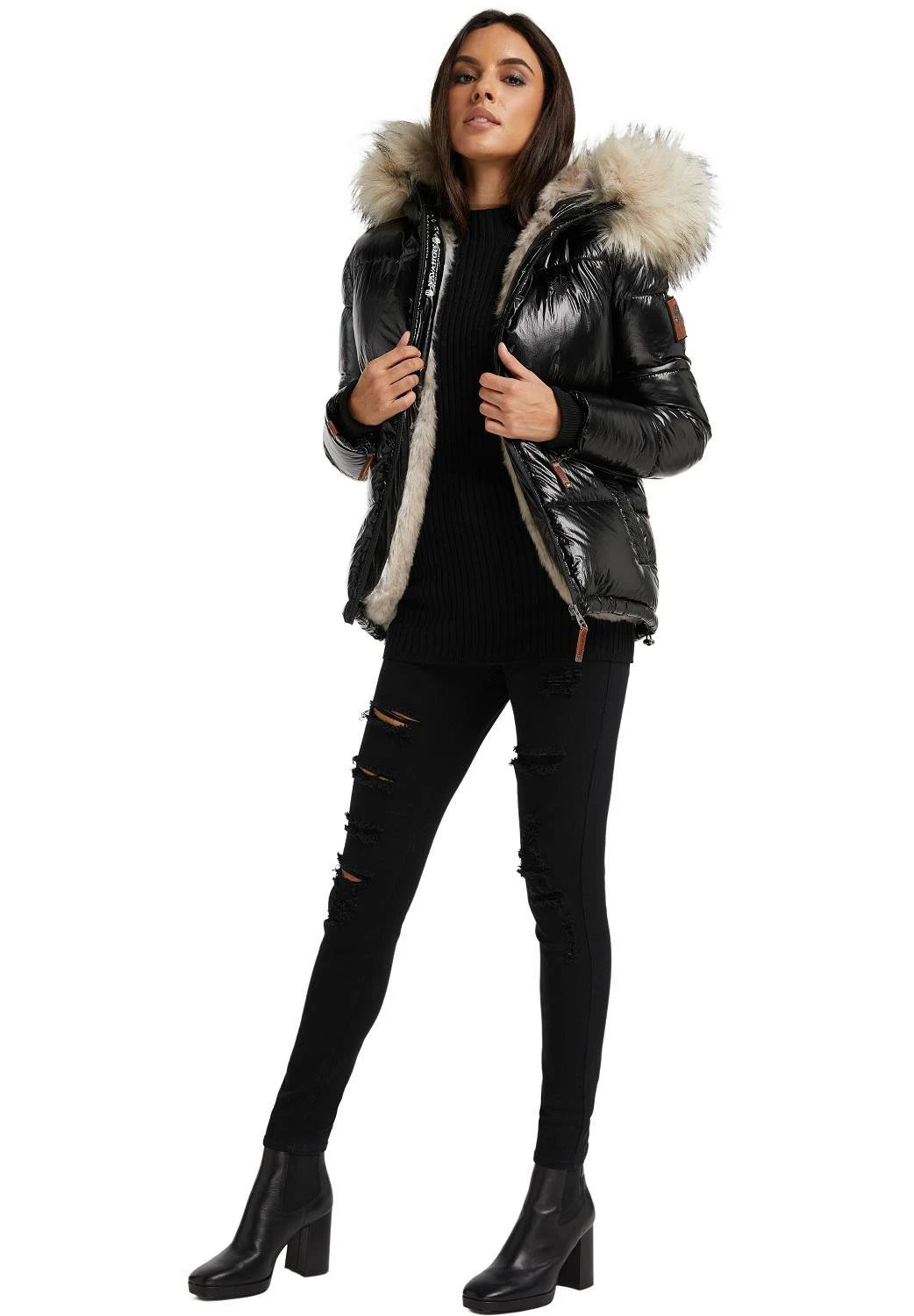 Navahoo Tikunaa - Winterjas - Black 5 Navahoo Tikunaa - Winterjas - Black - Afbeelding 5