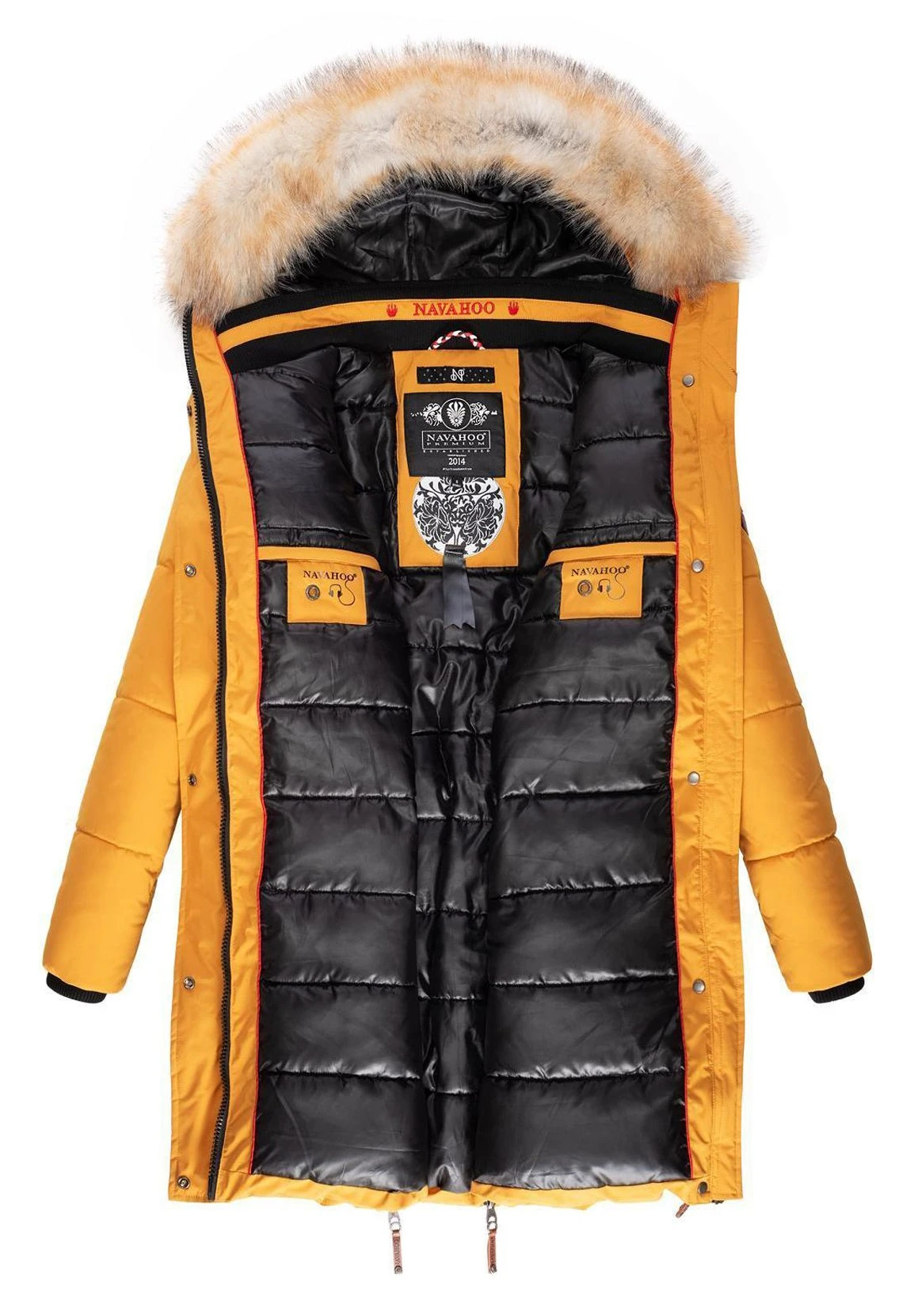 Navahoo Halina - Winterjas - Yellow 6 Navahoo Halina - Winterjas - Yellow - Afbeelding 6