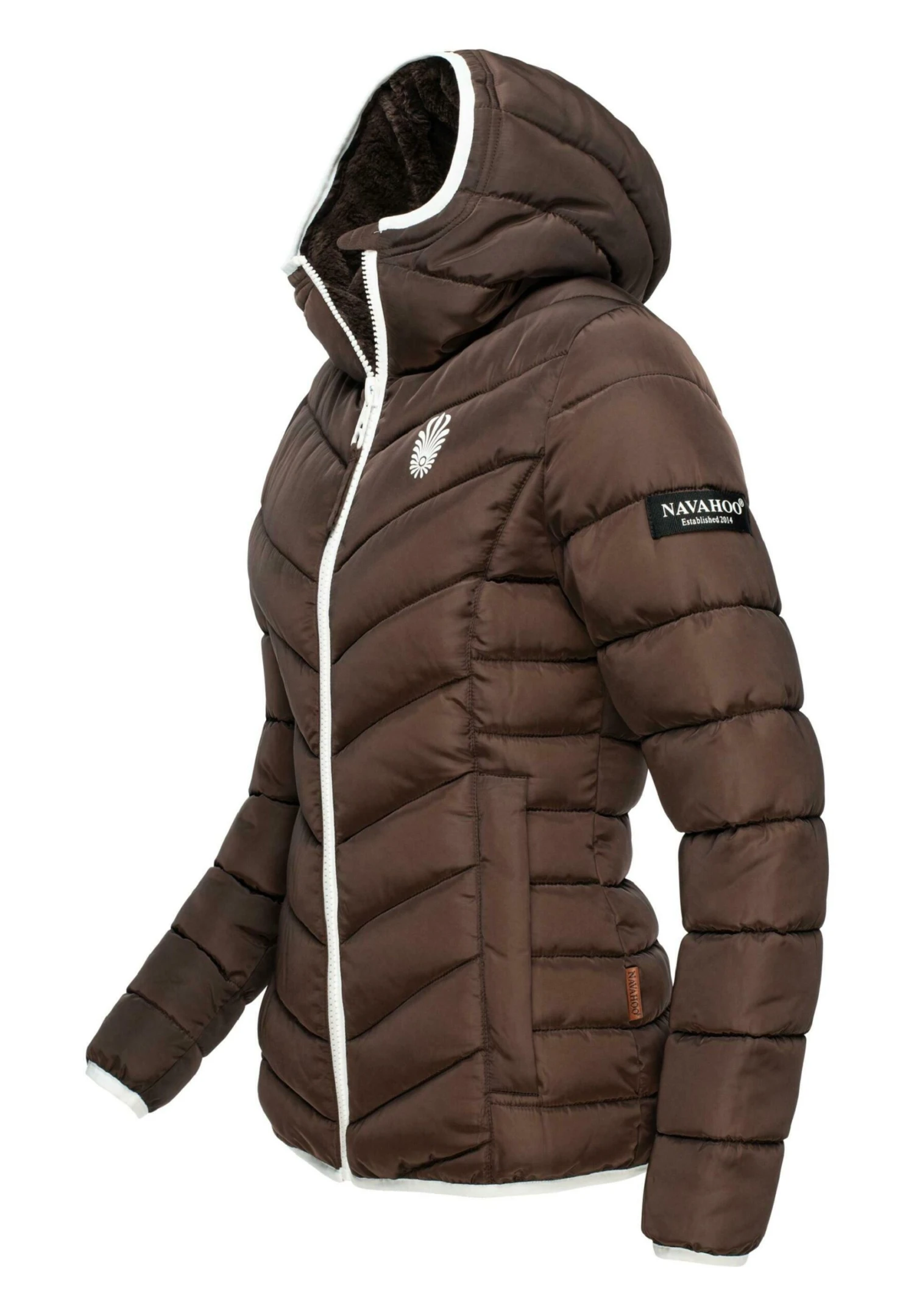 Navahoo Elva - Winterjas - Dark Choco 2 Navahoo Elva - Winterjas - Dark Choco - Afbeelding 2