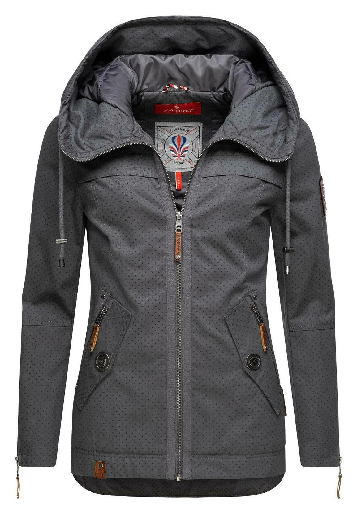 Navahoo Wekoo - Parka - Antracite Dots 5 Navahoo Wekoo - Parka - Antracite Dots - Afbeelding 5