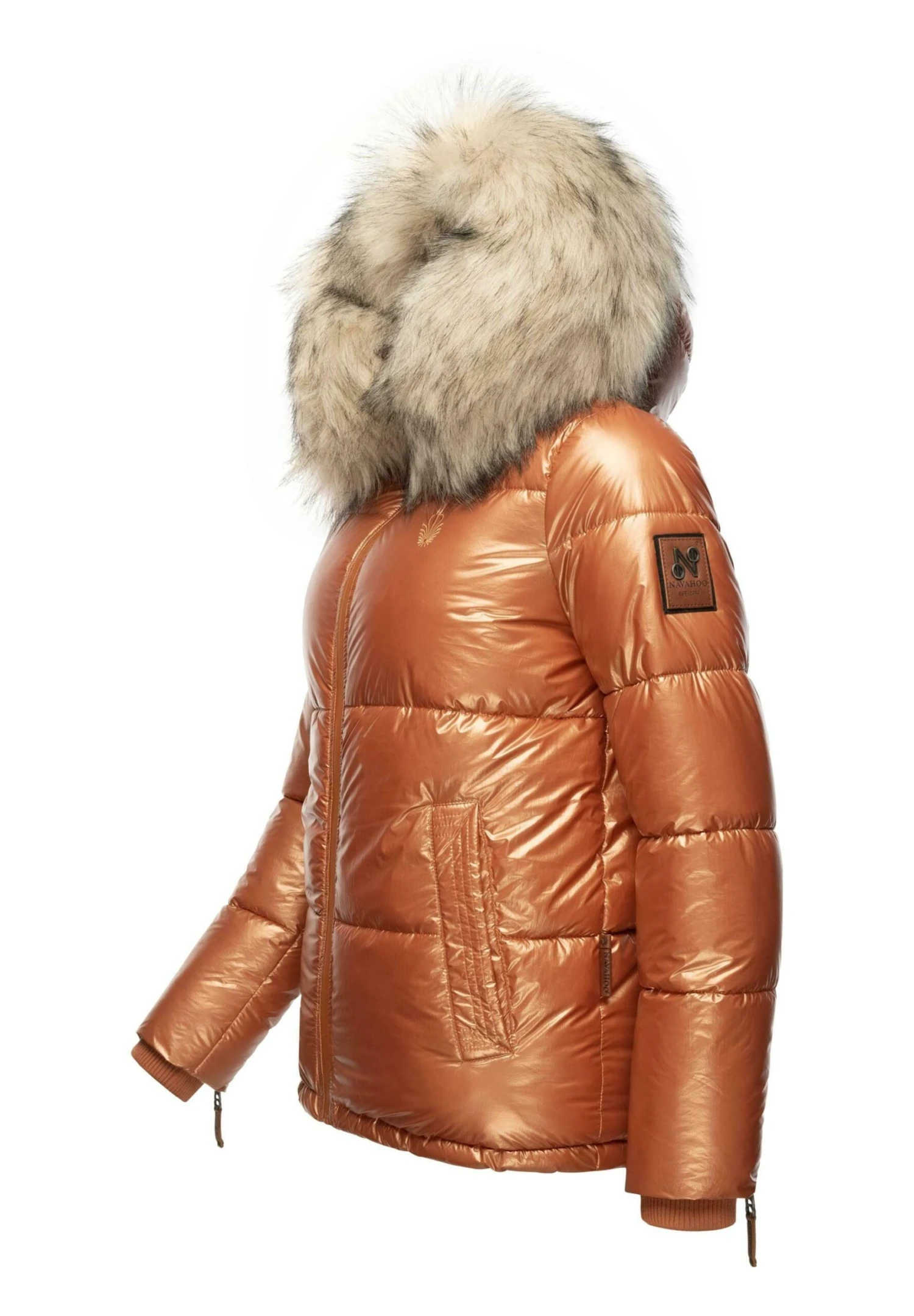 Navahoo Tikunaa - Winterjas - Rusty Cinnamon 2 Navahoo Tikunaa - Winterjas - Rusty Cinnamon - Afbeelding 2