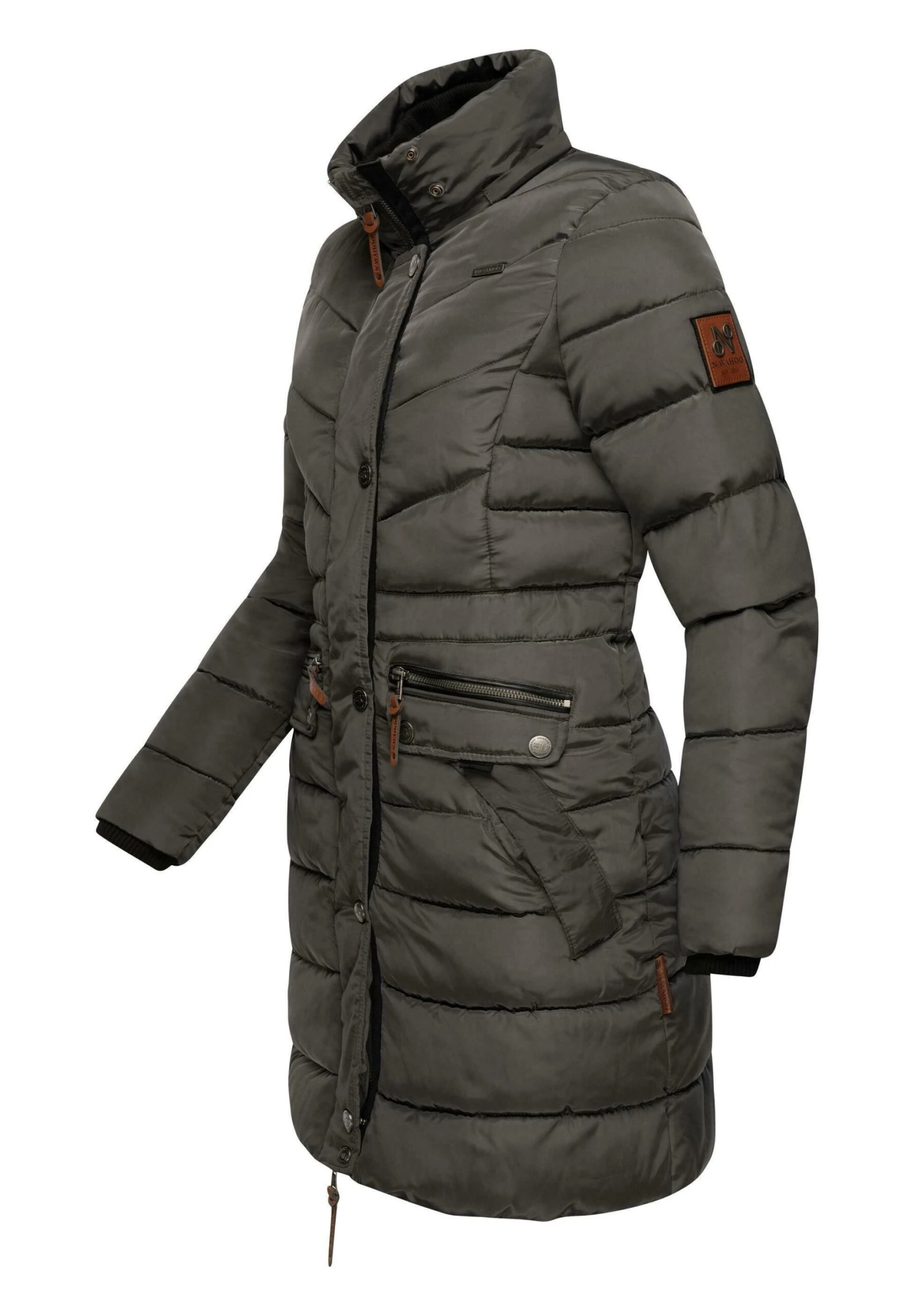 Navahoo Paula - Winterjas - Anthracite With Black Fur 6 Navahoo Paula - Winterjas - Anthracite With Black Fur - Afbeelding 6