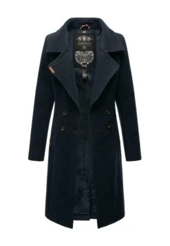 Navahoo Wooly - Halflange Jas - Dark Blue 11 Navahoo Wooly - Halflange Jas - Dark Blue -Navahoo 290c02b7e3a44d20bae624e1eacb2d6a