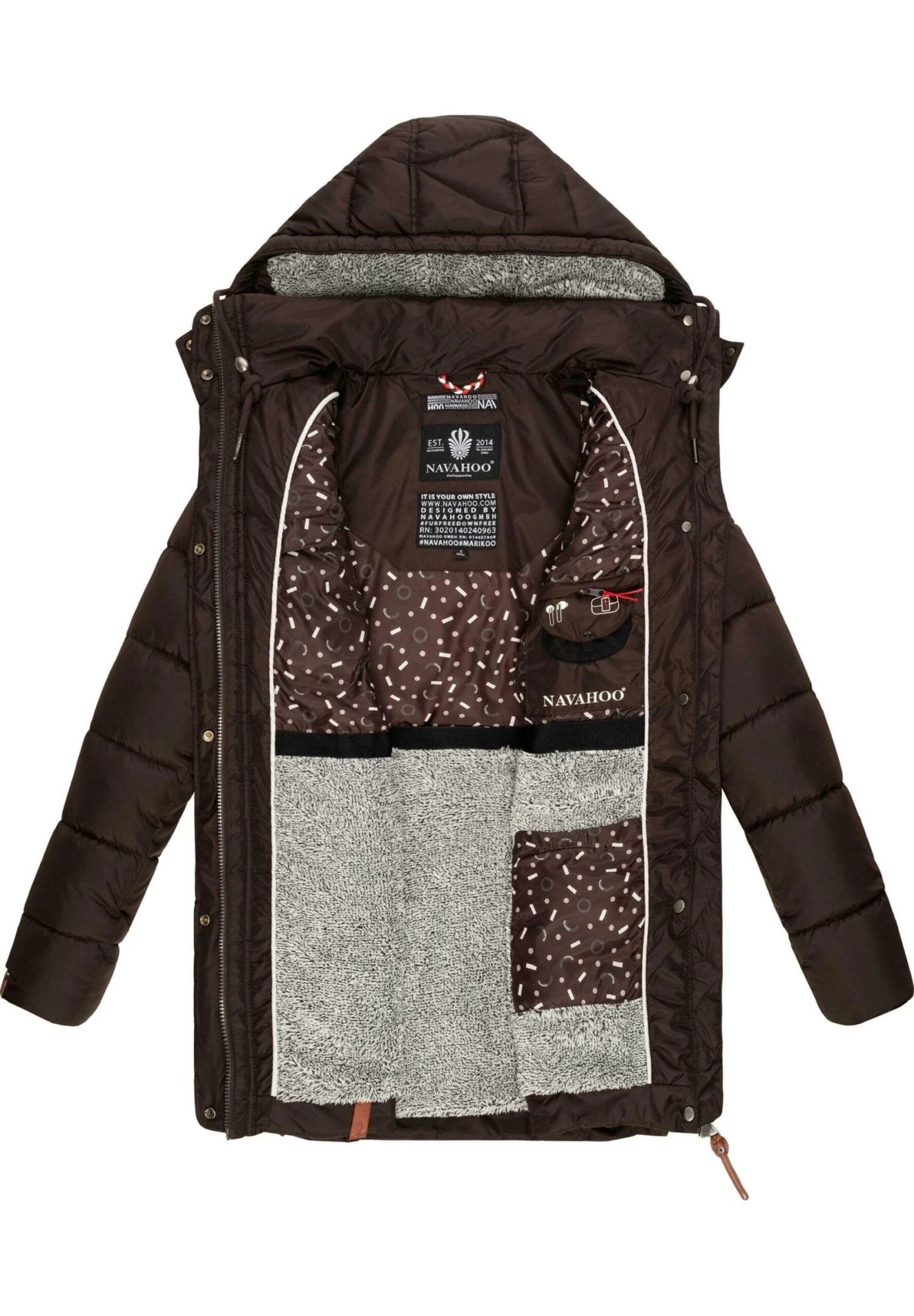 Navahoo Daliee - Winterjas - Ochre 5 Navahoo Daliee - Winterjas - Ochre - Afbeelding 5