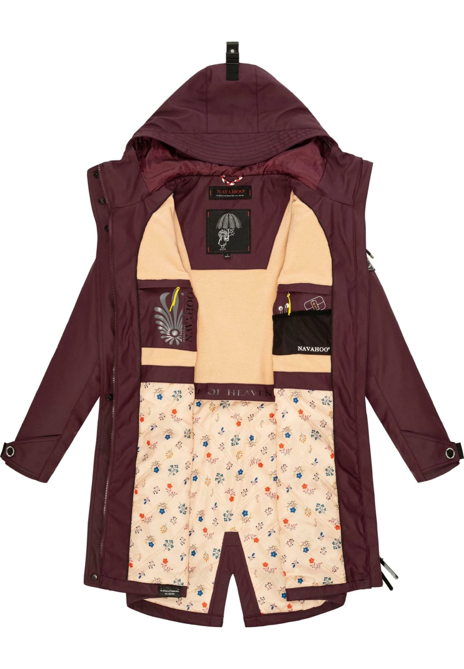 Navahoo Parka - Dark Red Melange 5 Navahoo Parka - Dark Red Melange - Afbeelding 5