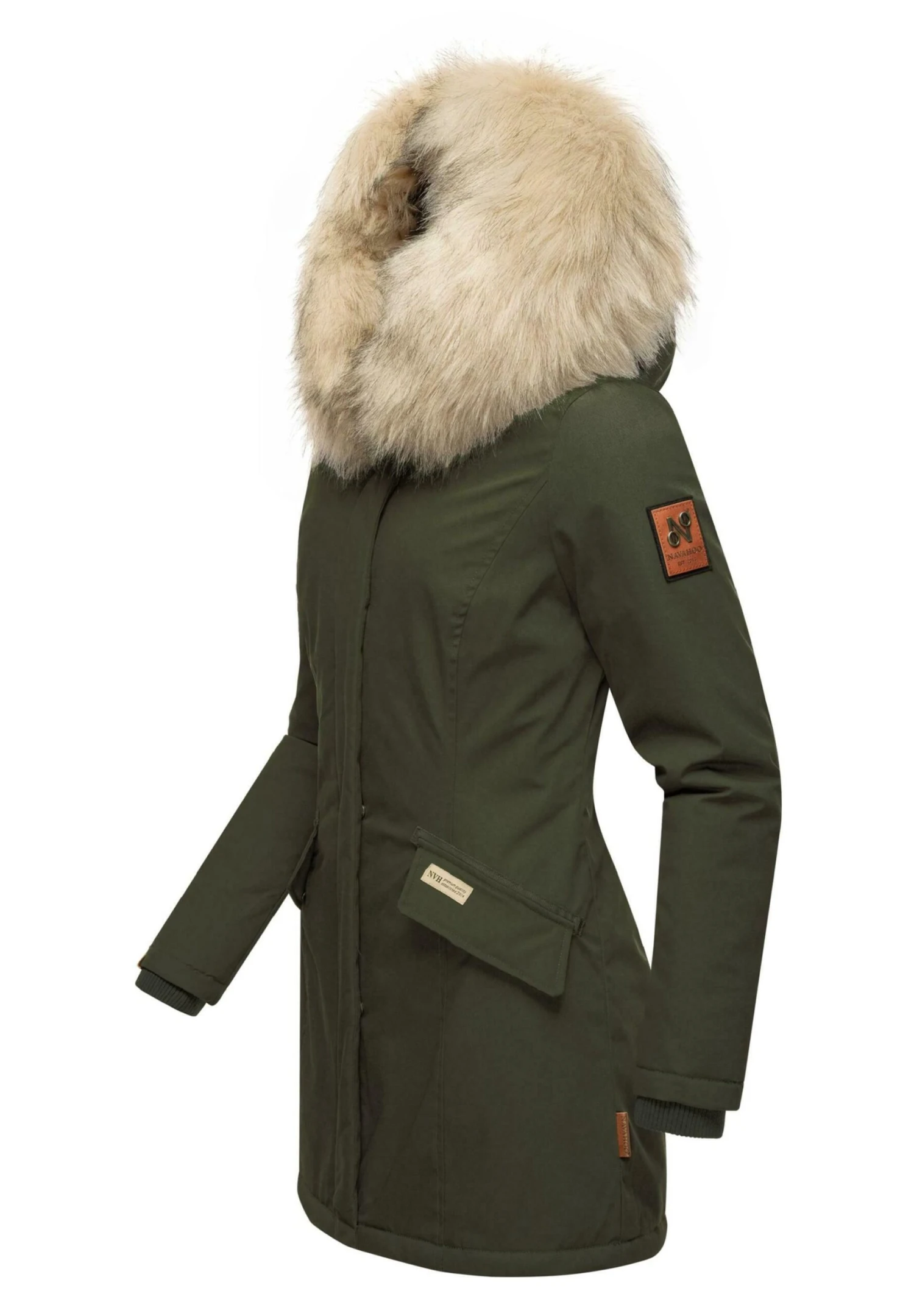 Navahoo Cristal - Winterjas - Olive 2 Navahoo Cristal - Winterjas - Olive - Afbeelding 2