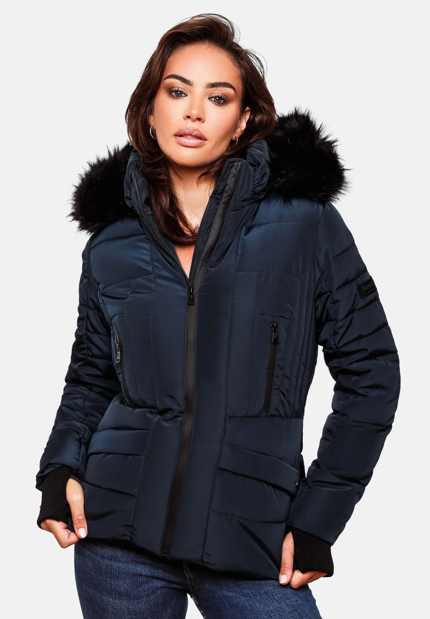 Navahoo Adele - Winterjas - Navy 1 Navahoo Adele - Winterjas - Navy