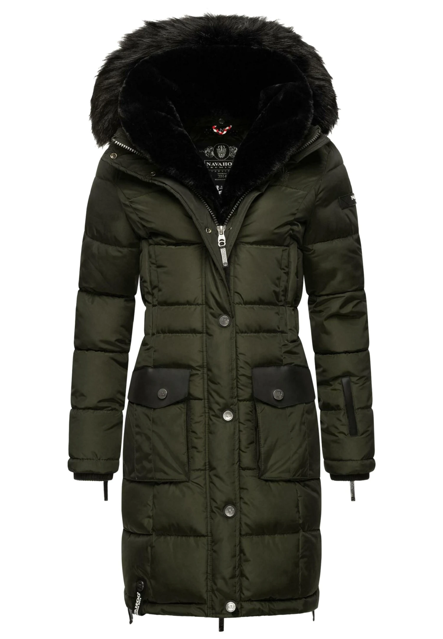 Navahoo Sinja - Winterjas - Olive 1 Navahoo Sinja - Winterjas - Olive