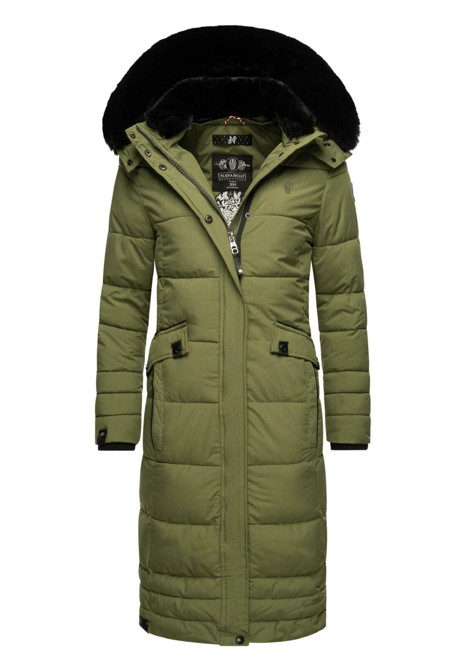 Navahoo Fahmiyaa - Winterjas - Dusty Olive 5 Navahoo Fahmiyaa - Winterjas - Dusty Olive - Afbeelding 5