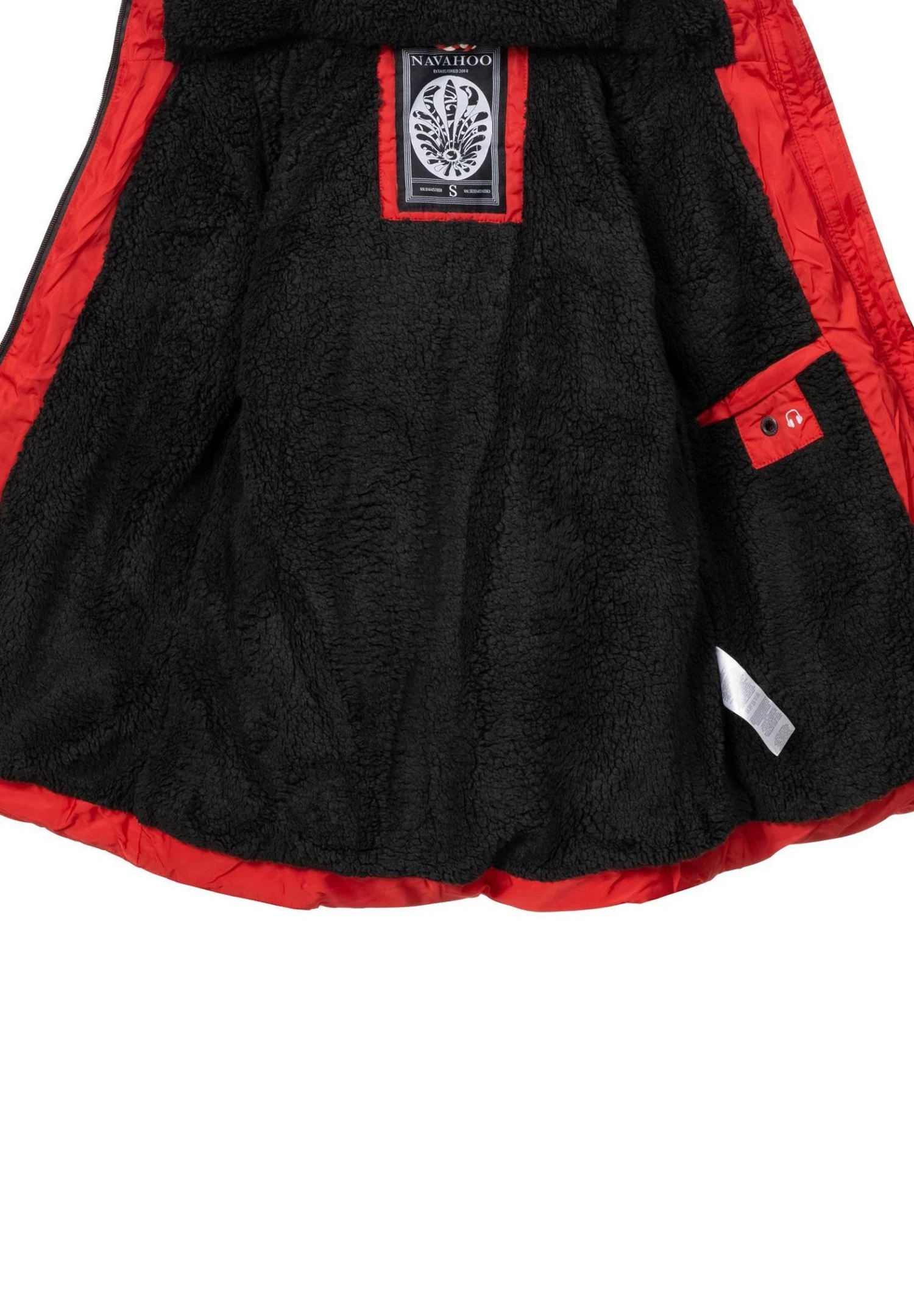 Navahoo Adele - Winterjas - Red 6 Navahoo Adele - Winterjas - Red - Afbeelding 6