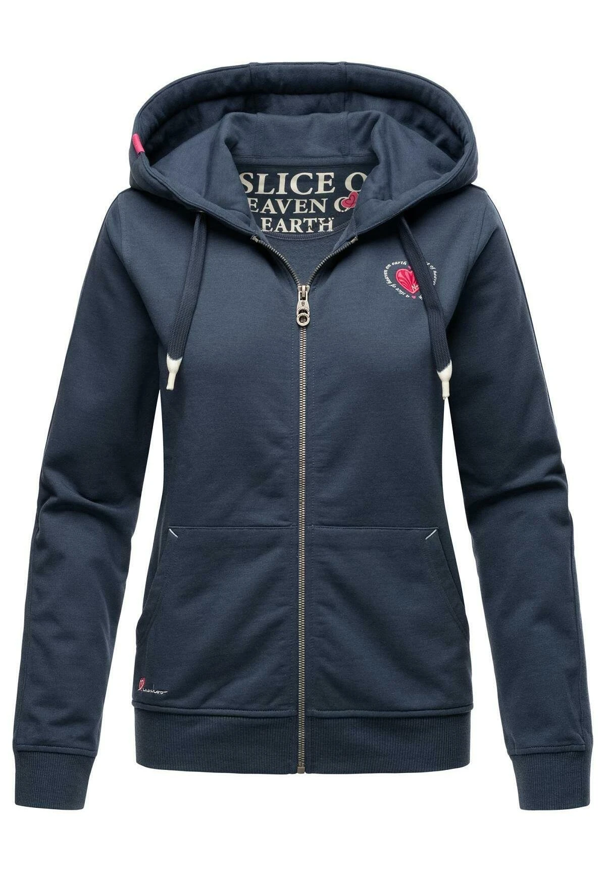 Navahoo Sweater Met Rits - Dusty Blue 1 Navahoo Sweater Met Rits - Dusty Blue