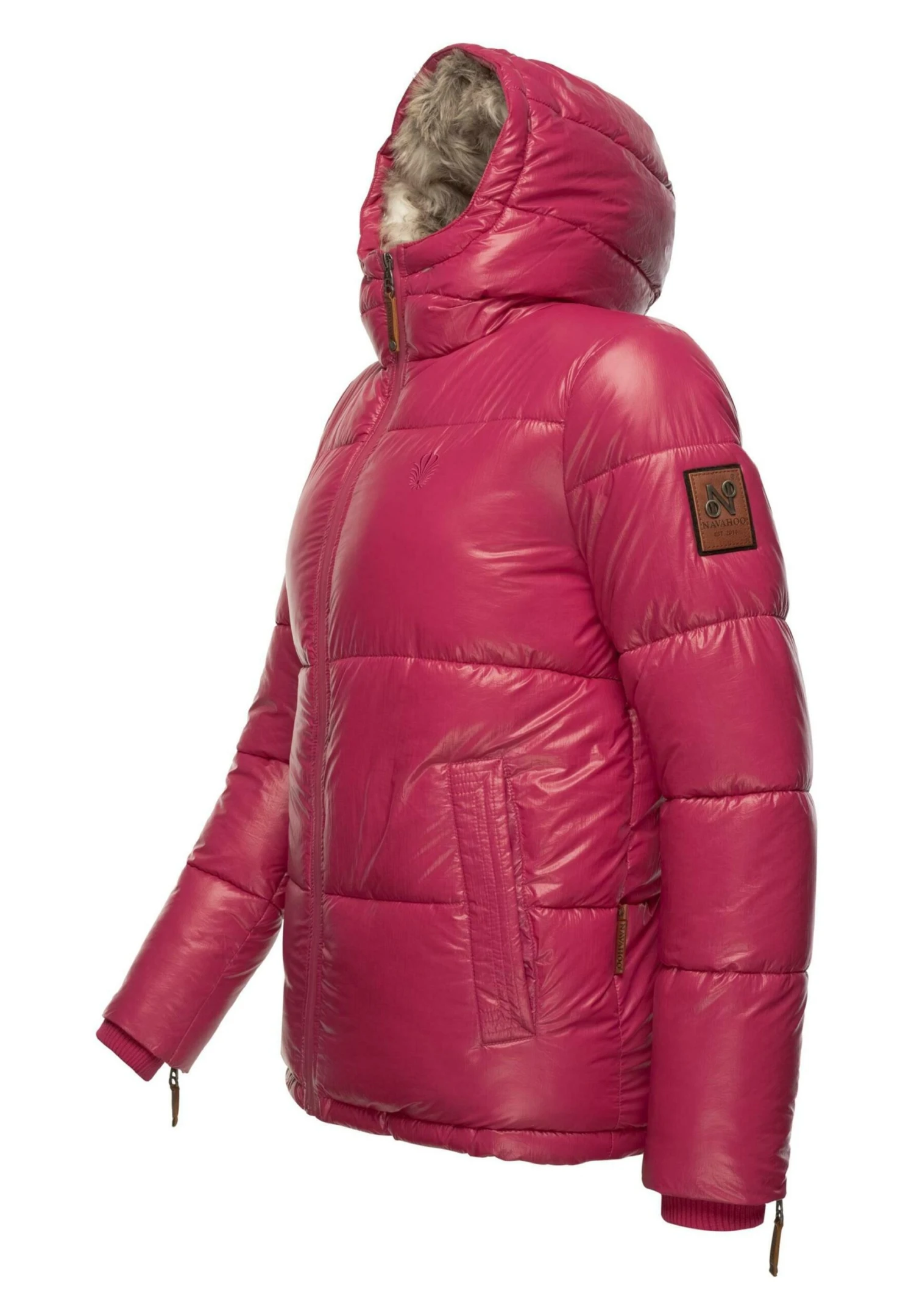 Navahoo Tikunaa - Winterjas - Fuchsia 9 Navahoo Tikunaa - Winterjas - Fuchsia - Afbeelding 9