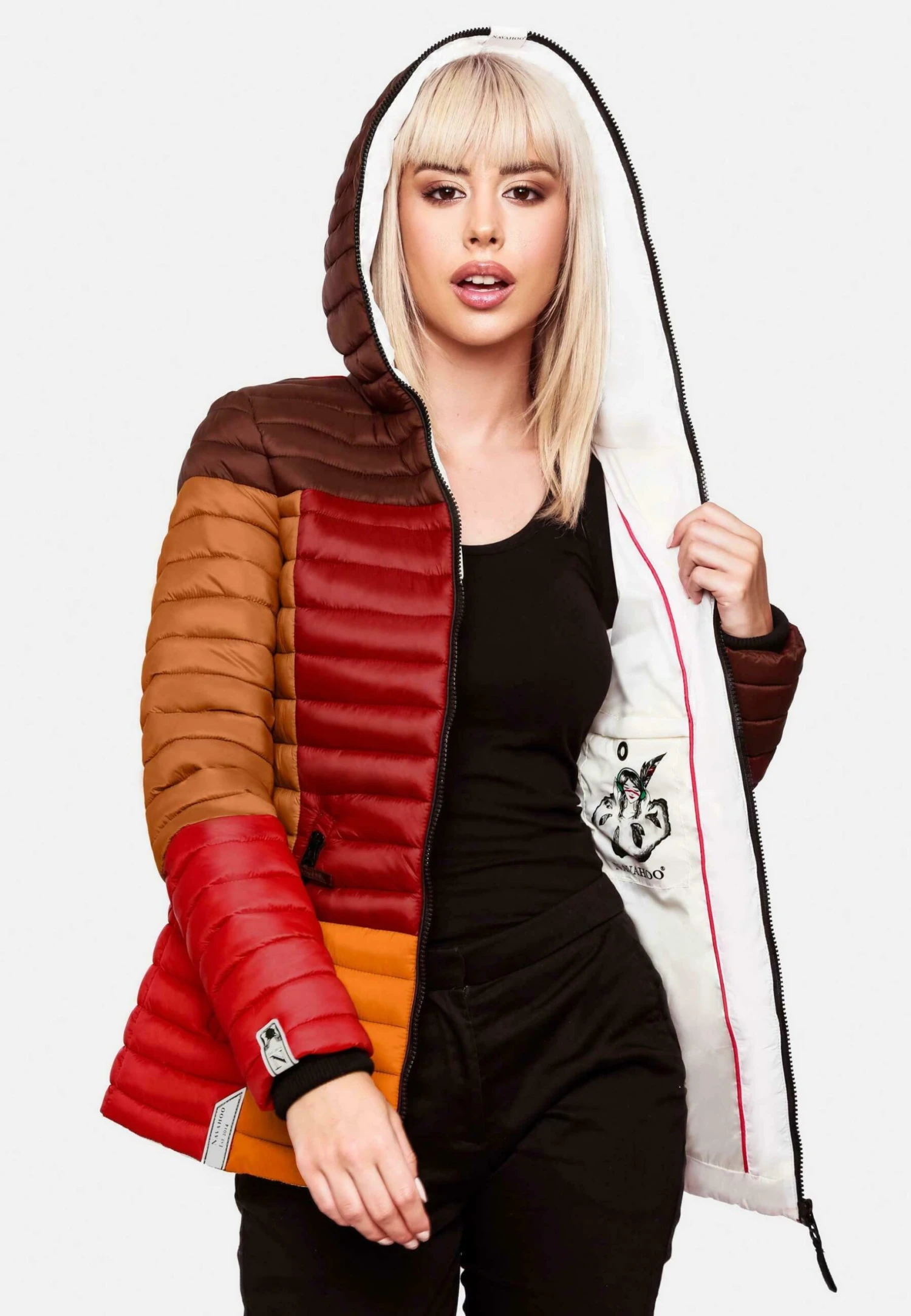 Navahoo Jas - Multicolour Autumn Leaves 4 Navahoo Jas - Multicolour Autumn Leaves - Afbeelding 4