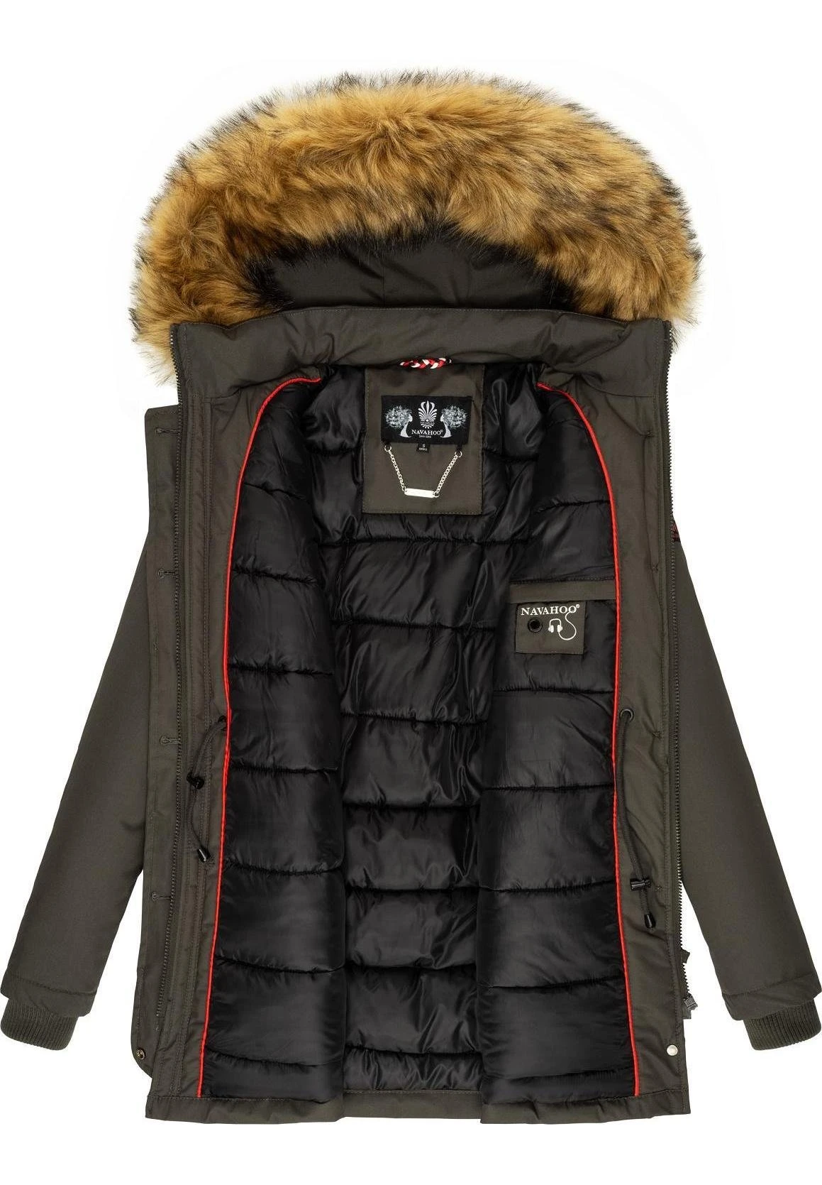 Navahoo Schneeengel Prc - Winterjas - Dark Grey 3 Navahoo Schneeengel Prc - Winterjas - Dark Grey - Afbeelding 3