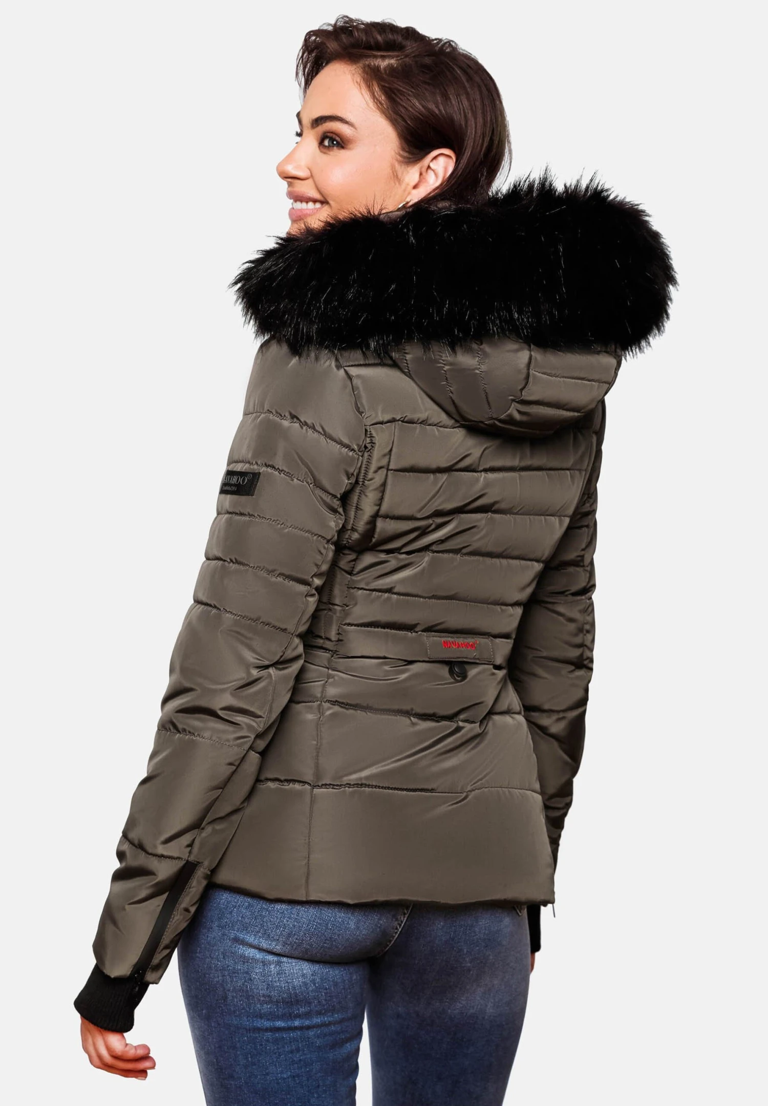 Navahoo Adele - Winterjas - Dark Grey 2 Navahoo Adele - Winterjas - Dark Grey - Afbeelding 2