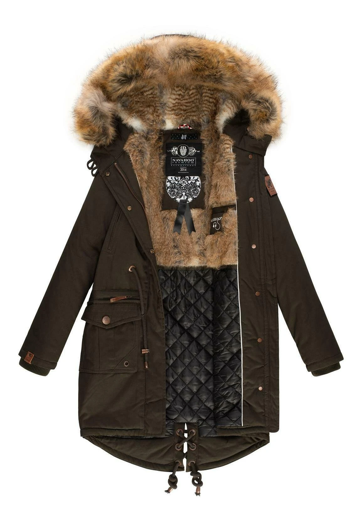 Navahoo Rosinchen - Winterjas - Dark Grey 3 Navahoo Rosinchen - Winterjas - Dark Grey - Afbeelding 3