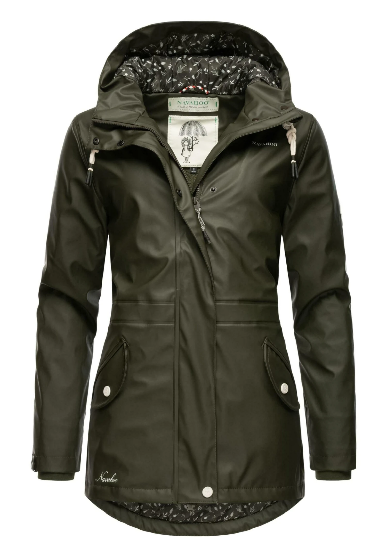 Navahoo Ocean Heart - Parka - Dark Olive 5 Navahoo Ocean Heart - Parka - Dark Olive - Afbeelding 5