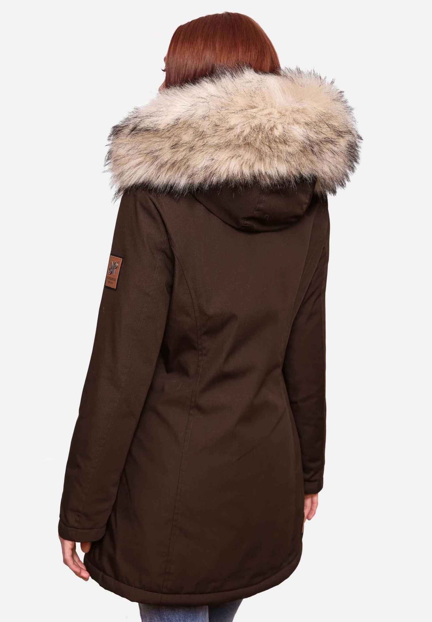 Navahoo Cristal - Winterjas - Dark Choco 2 Navahoo Cristal - Winterjas - Dark Choco - Afbeelding 2