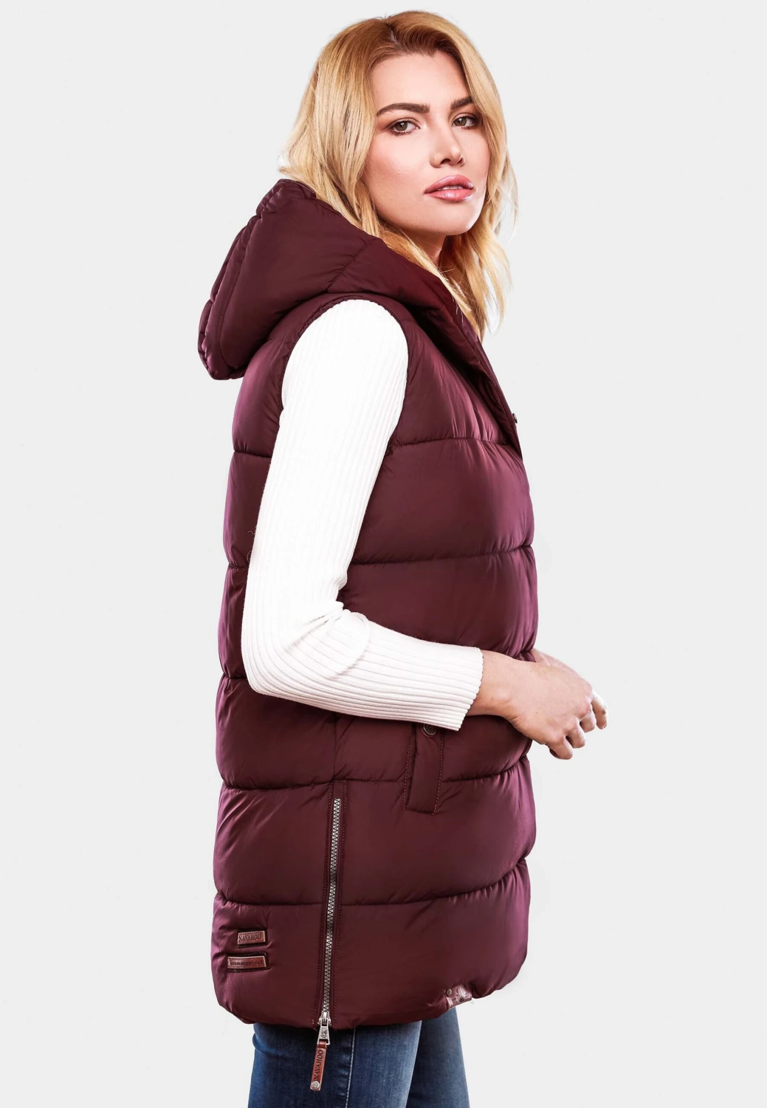 Navahoo Madilynaa - Bodywarmer - Wine 3 Navahoo Madilynaa - Bodywarmer - Wine - Afbeelding 3