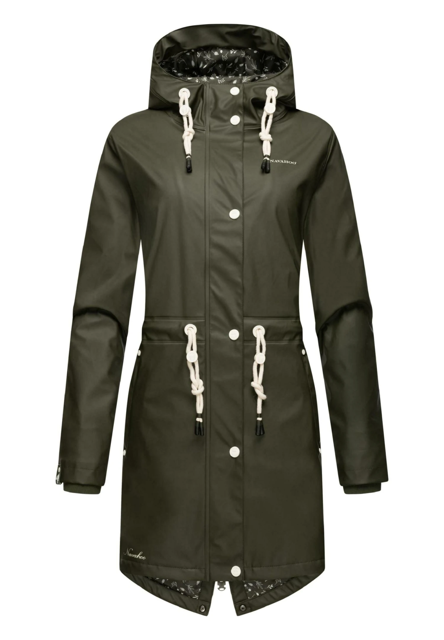 Navahoo Flower Of Ocean - Parka - Dark Olive 1 Navahoo Flower Of Ocean - Parka - Dark Olive