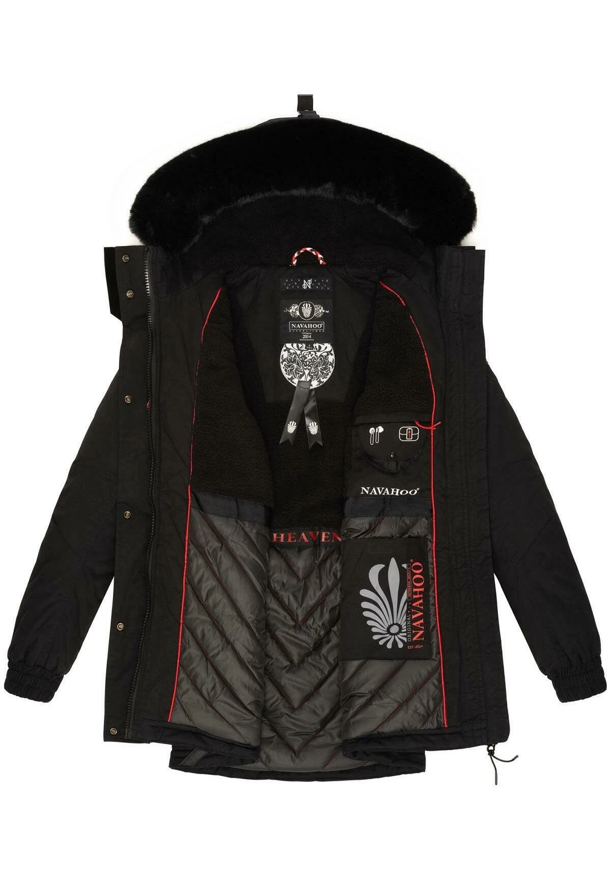 Navahoo Olessaa - Winterjas - Black 6 Navahoo Olessaa - Winterjas - Black - Afbeelding 6