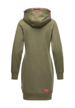 Navahoo Jurk - Dusty Olive Melange -Navahoo 60c466a96c2c4b138edf70866d7ec133