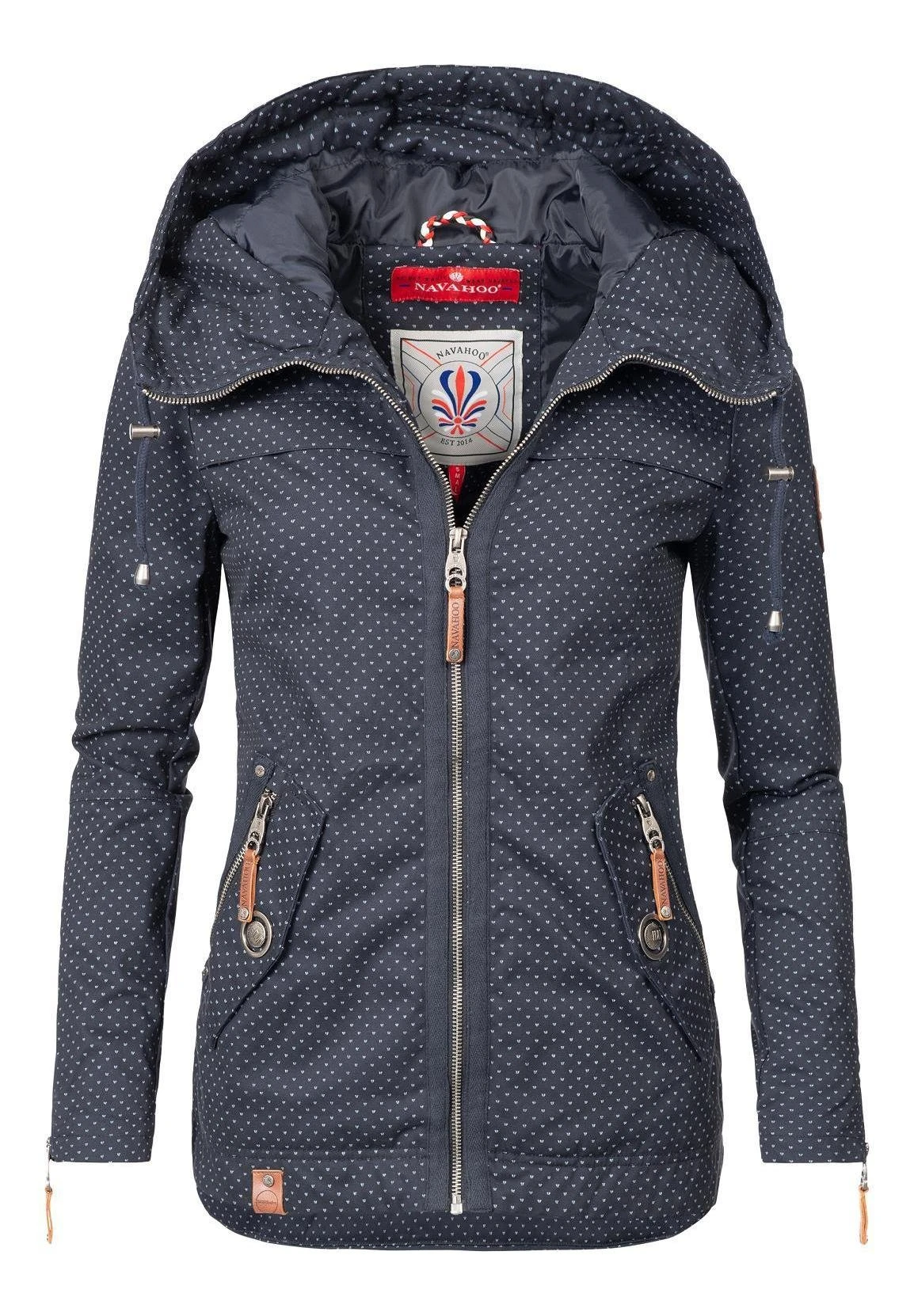 Navahoo Wekoo - Parka - Blau Dots 3 Navahoo Wekoo - Parka - Blau Dots - Afbeelding 3