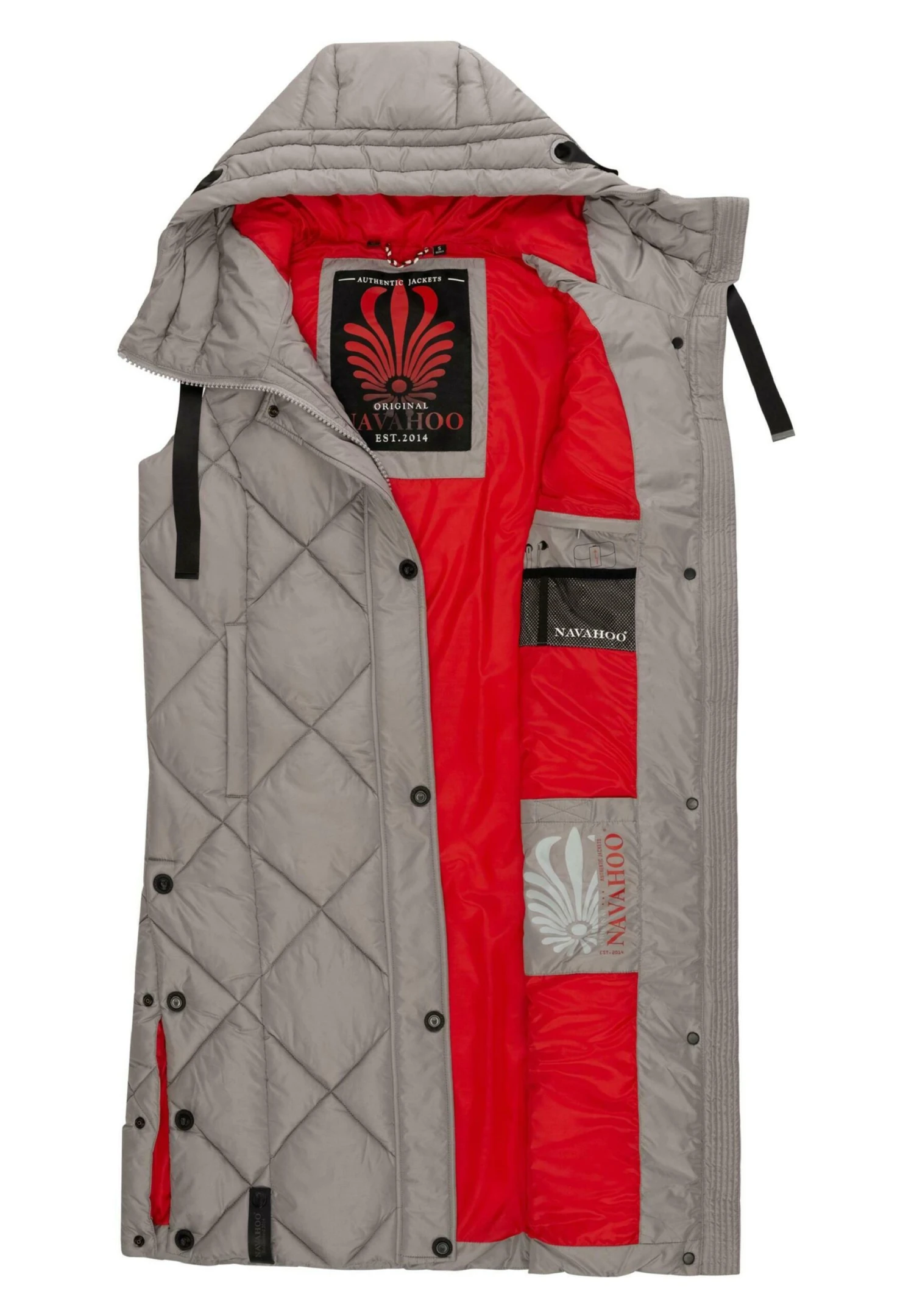 Navahoo Schnuckel - Bodywarmer - Zinc Grey 8 Navahoo Schnuckel - Bodywarmer - Zinc Grey - Afbeelding 8