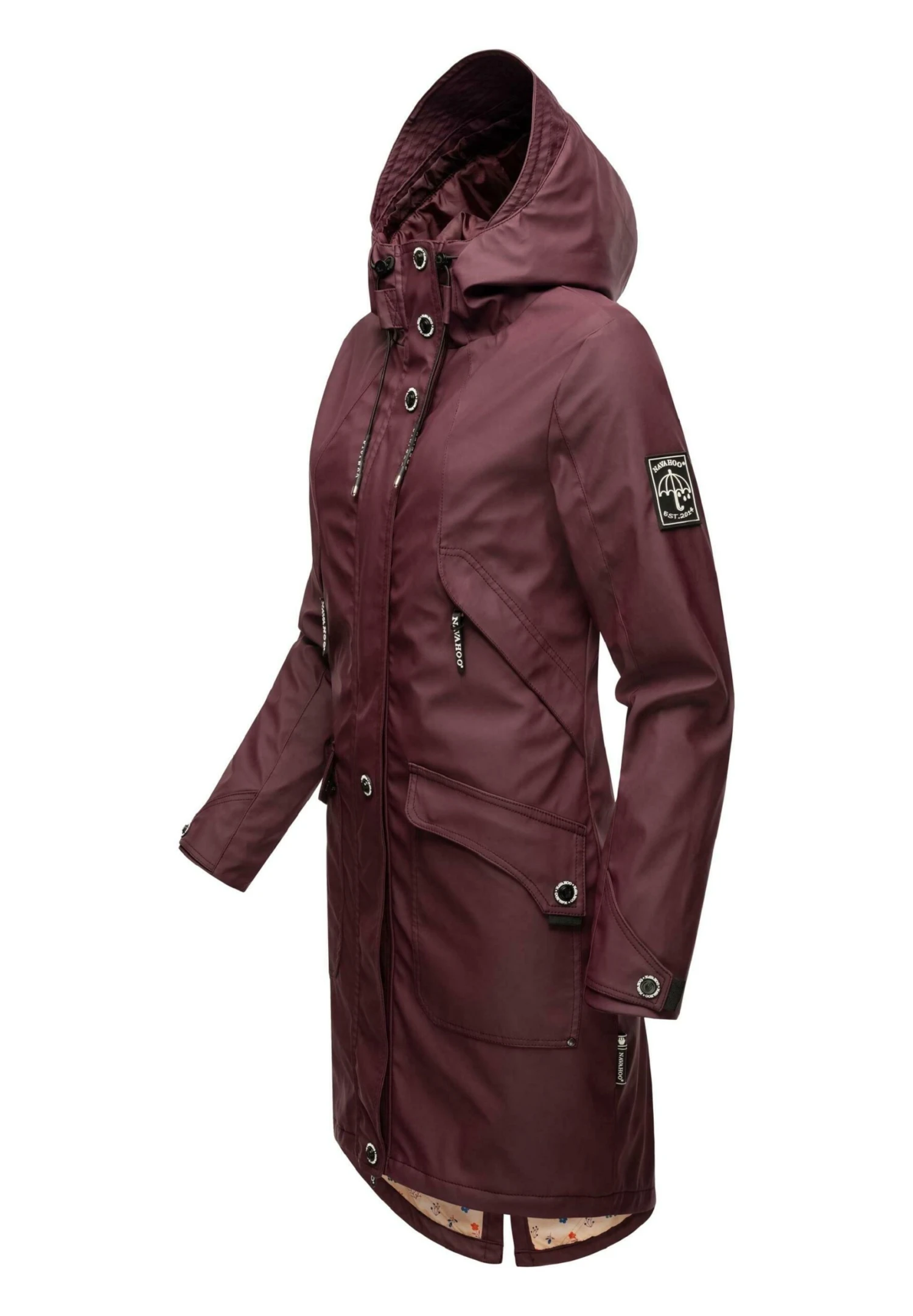 Navahoo Parka - Dark Red Melange 2 Navahoo Parka - Dark Red Melange - Afbeelding 2