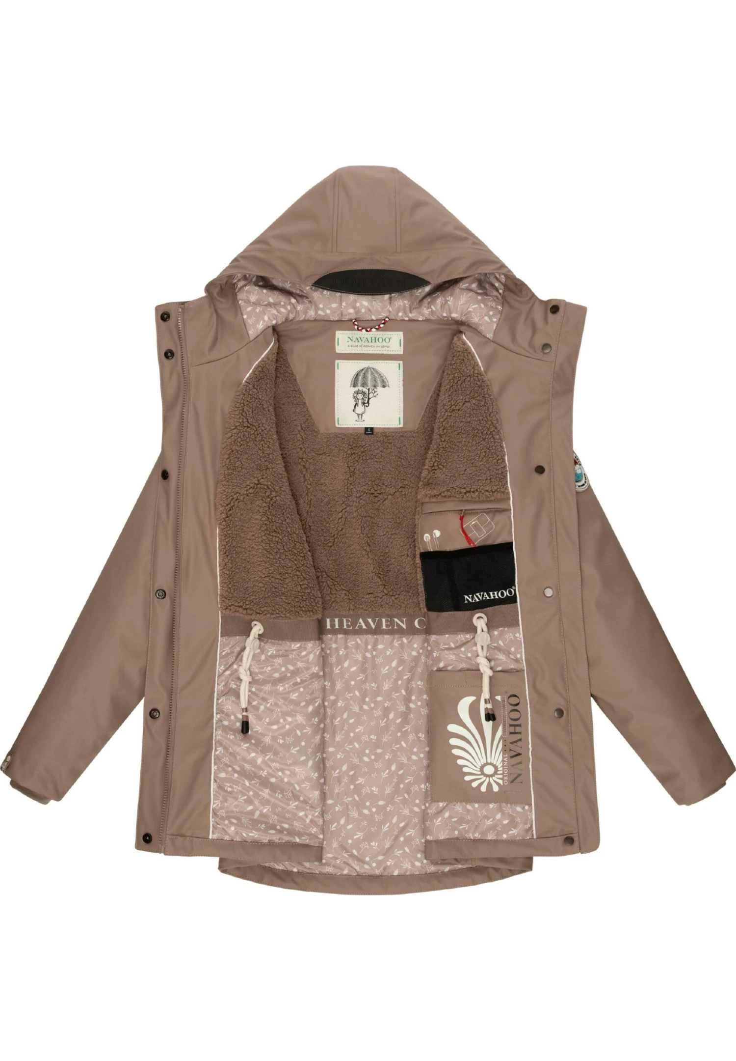 Navahoo Ocean Heart - Parka - Taupe 3 Navahoo Ocean Heart - Parka - Taupe - Afbeelding 3