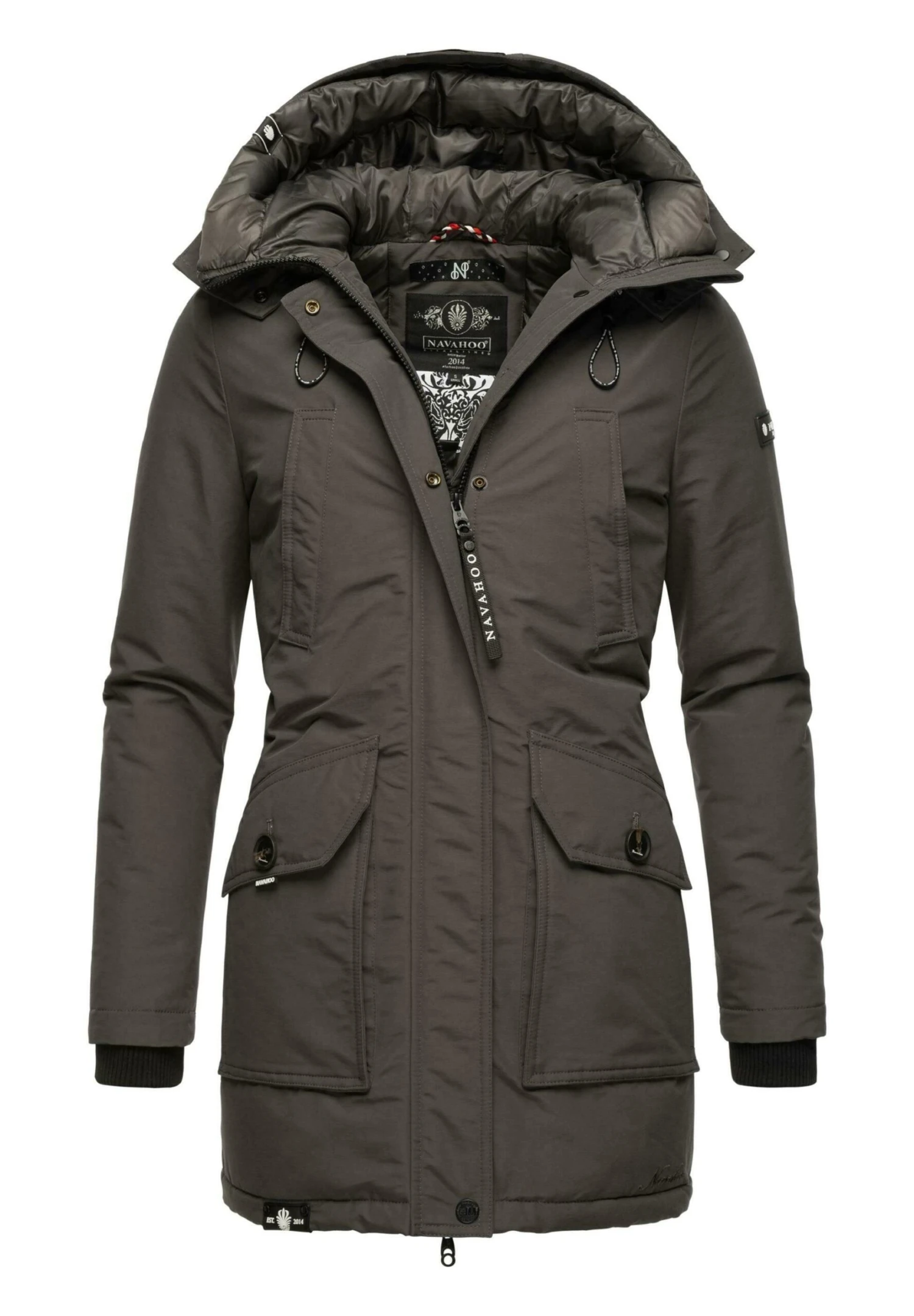 Navahoo Blizzardstorm - Parka - Dark Grey 4 Navahoo Blizzardstorm - Parka - Dark Grey - Afbeelding 4