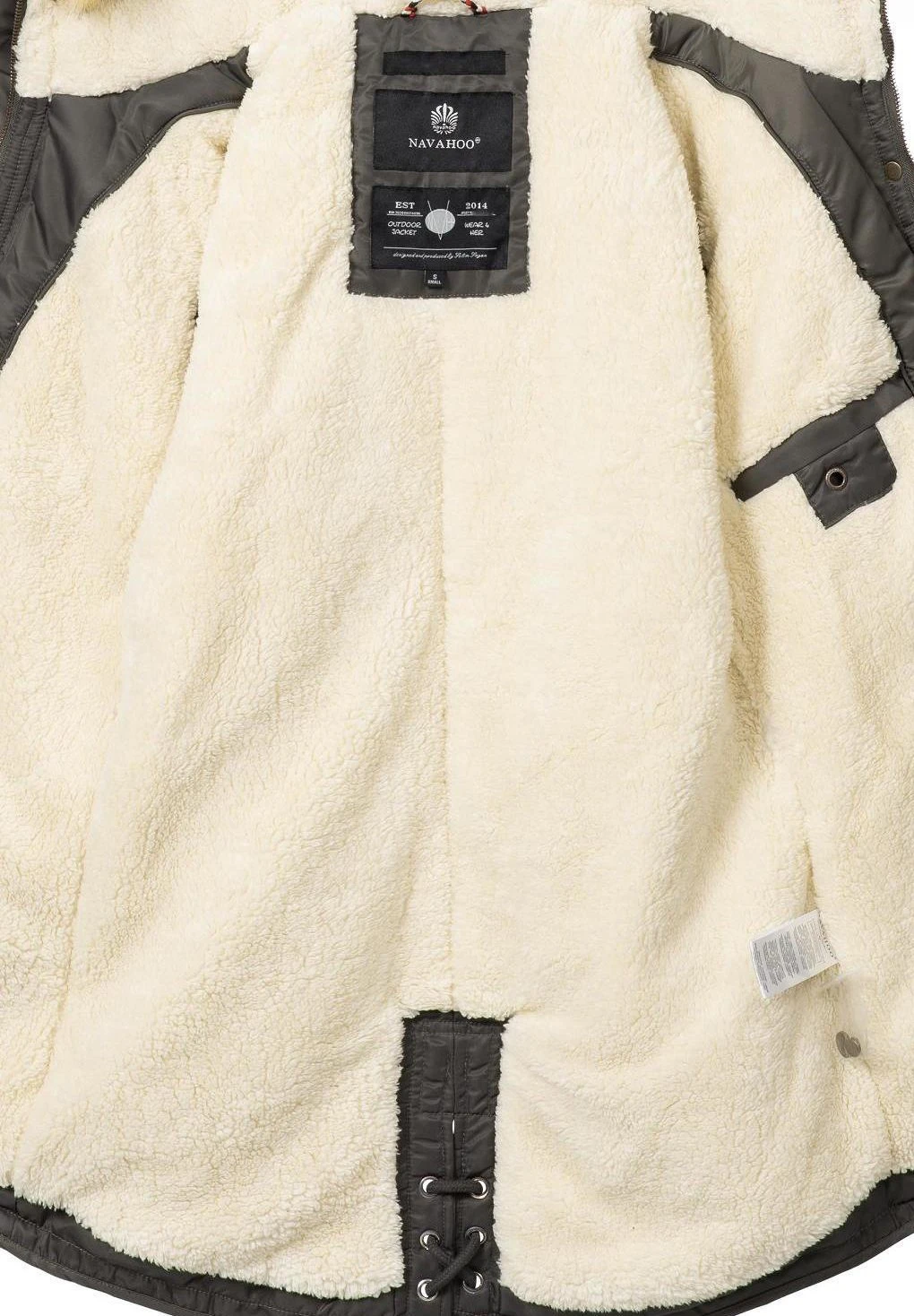 Navahoo La Viva - Winterjas - Anthracite 5 Navahoo La Viva - Winterjas - Anthracite - Afbeelding 5