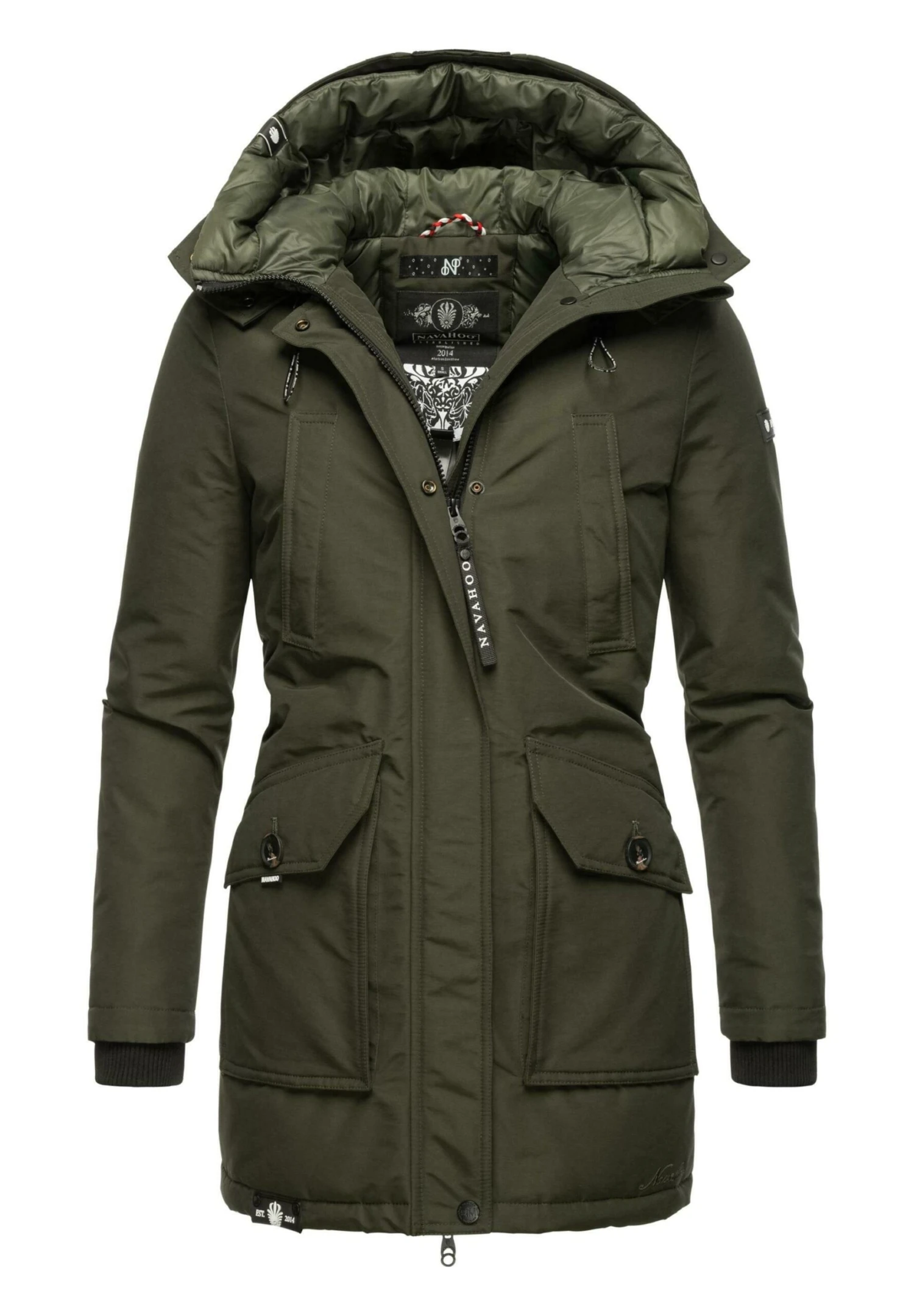 Navahoo Blizzardstorm - Parka - Olive 4 Navahoo Blizzardstorm - Parka - Olive - Afbeelding 4