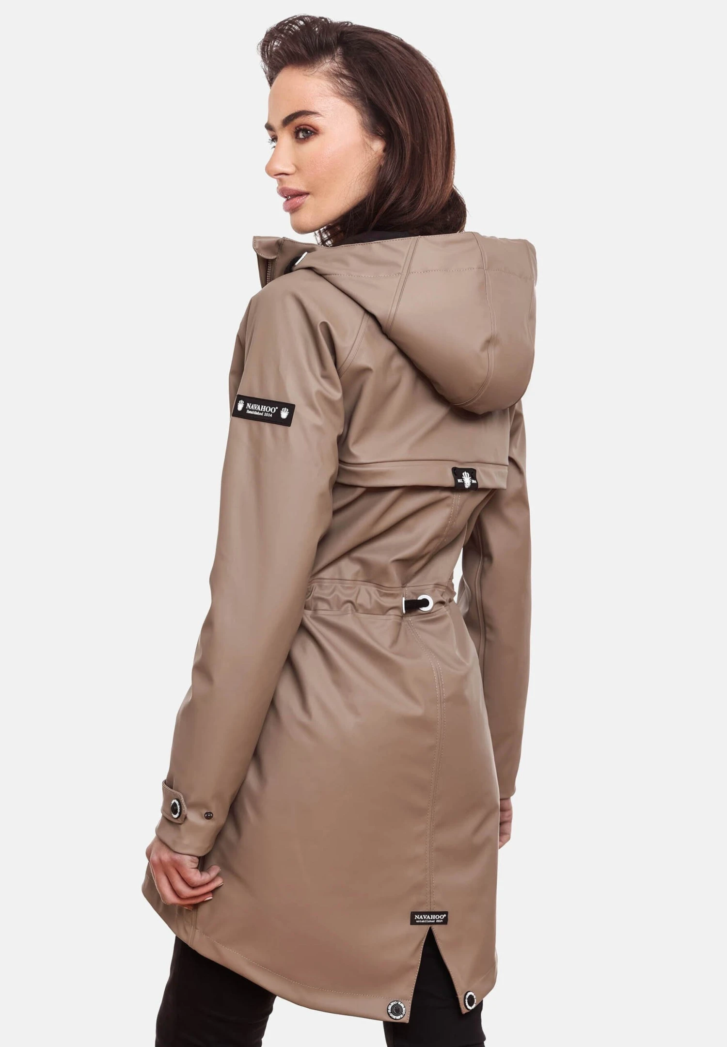 Navahoo Rainy Flower - Parka - Taupe 2 Navahoo Rainy Flower - Parka - Taupe - Afbeelding 2