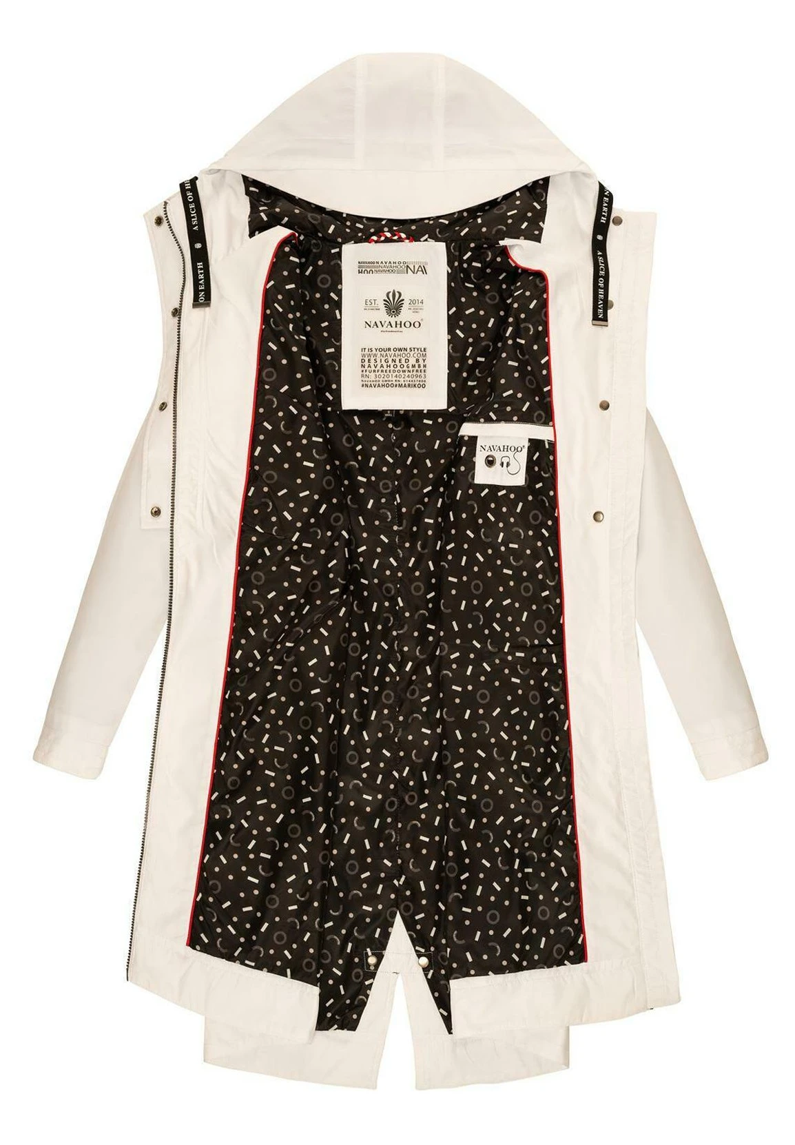 Navahoo Josinaa - Parka - Transparent 4 Navahoo Josinaa - Parka - Transparent - Afbeelding 4