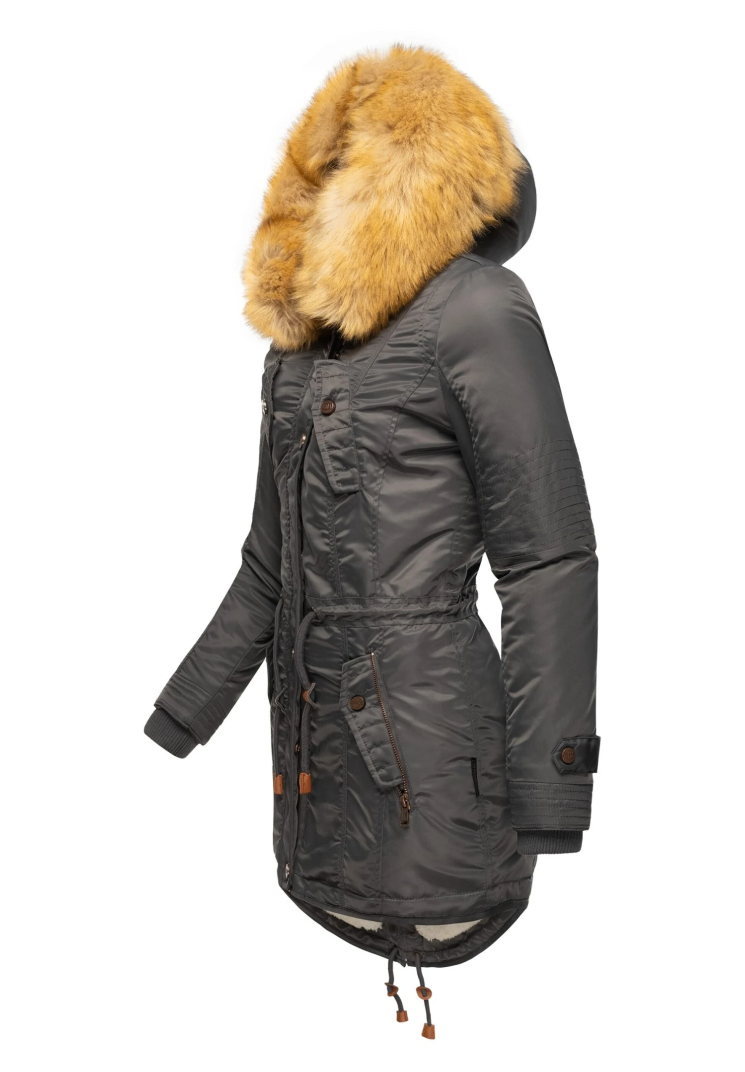 Navahoo La Viva - Winterjas - Anthracite 2 Navahoo La Viva - Winterjas - Anthracite - Afbeelding 2