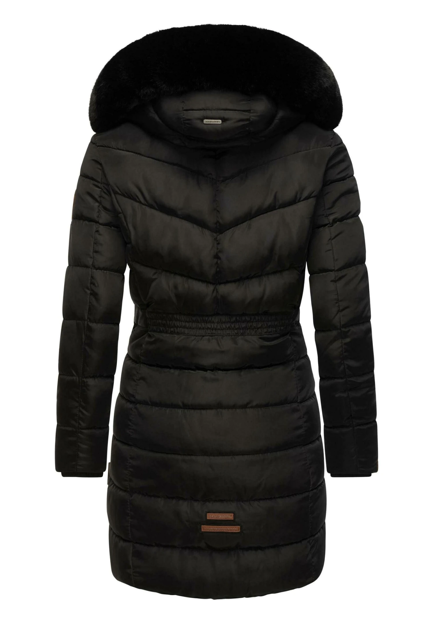 Navahoo Paula - Winterjas - Black With Black Fur 3 Navahoo Paula - Winterjas - Black With Black Fur - Afbeelding 3