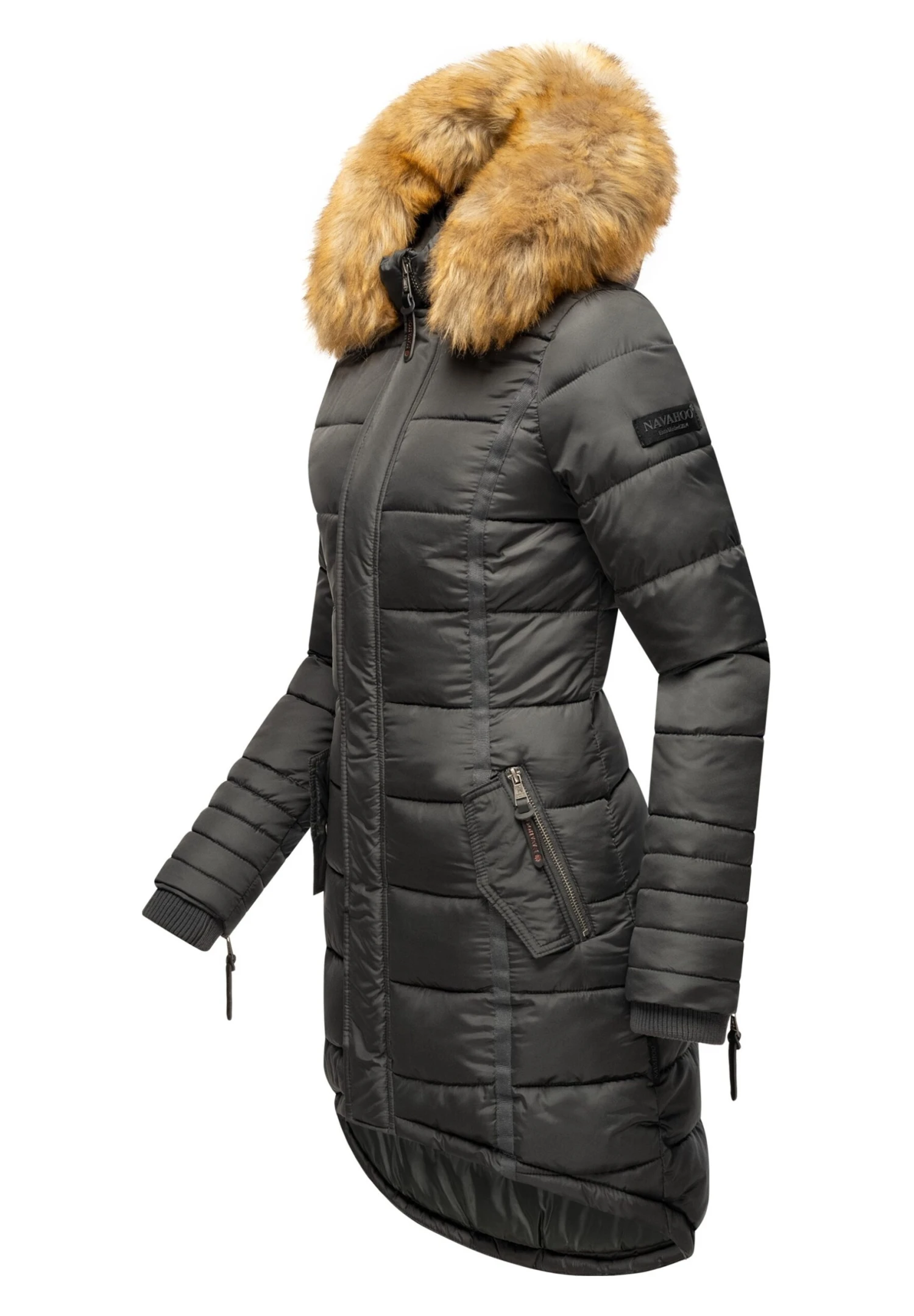 Navahoo Papaya - Winterjas - Dark Grey 2 Navahoo Papaya - Winterjas - Dark Grey - Afbeelding 2