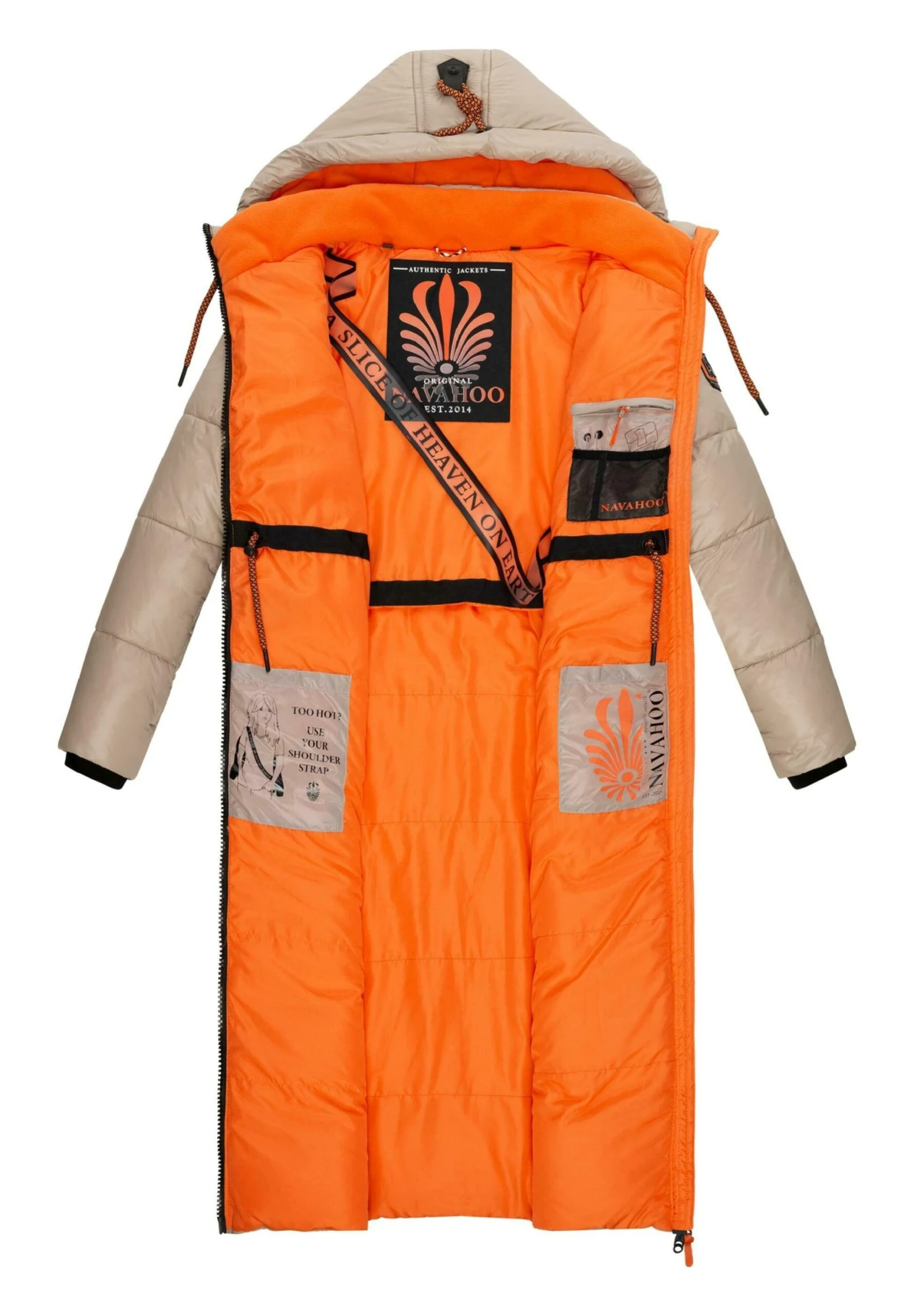 Navahoo Schmuseengel - Winterjas - Pebble Grey 3 Navahoo Schmuseengel - Winterjas - Pebble Grey - Afbeelding 3