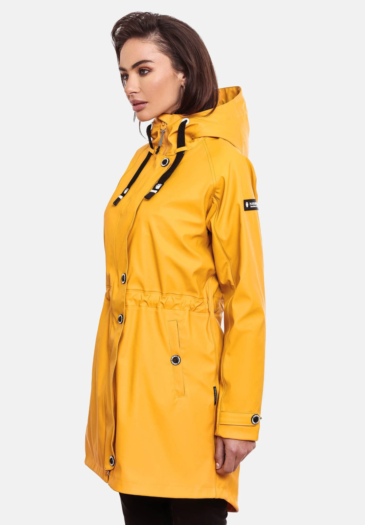 Navahoo Rainy Flower - Parka - Amber Yellow 3 Navahoo Rainy Flower - Parka - Amber Yellow - Afbeelding 3