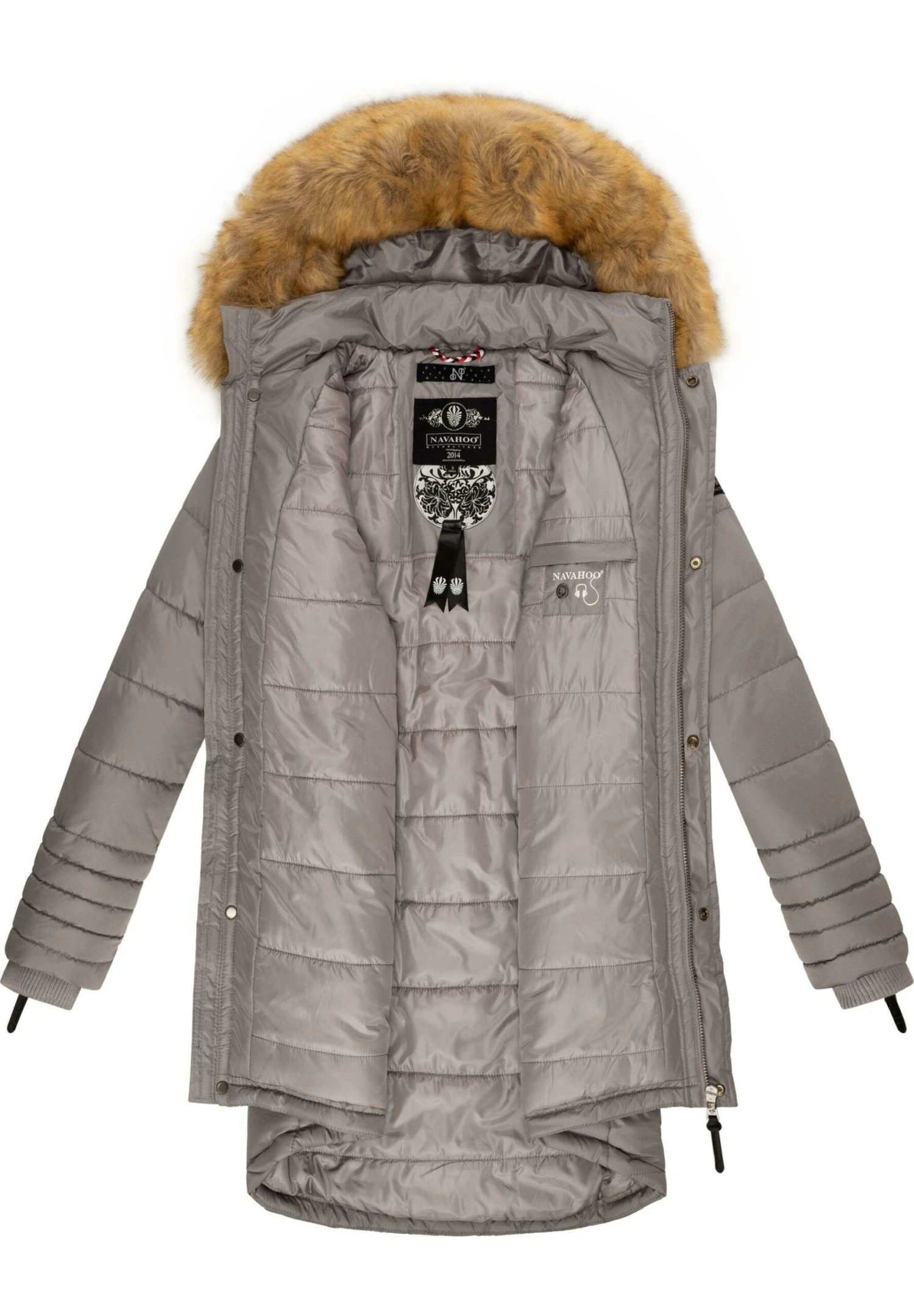 Navahoo Papaya - Winterjas - Zinc Grey 3 Navahoo Papaya - Winterjas - Zinc Grey - Afbeelding 3
