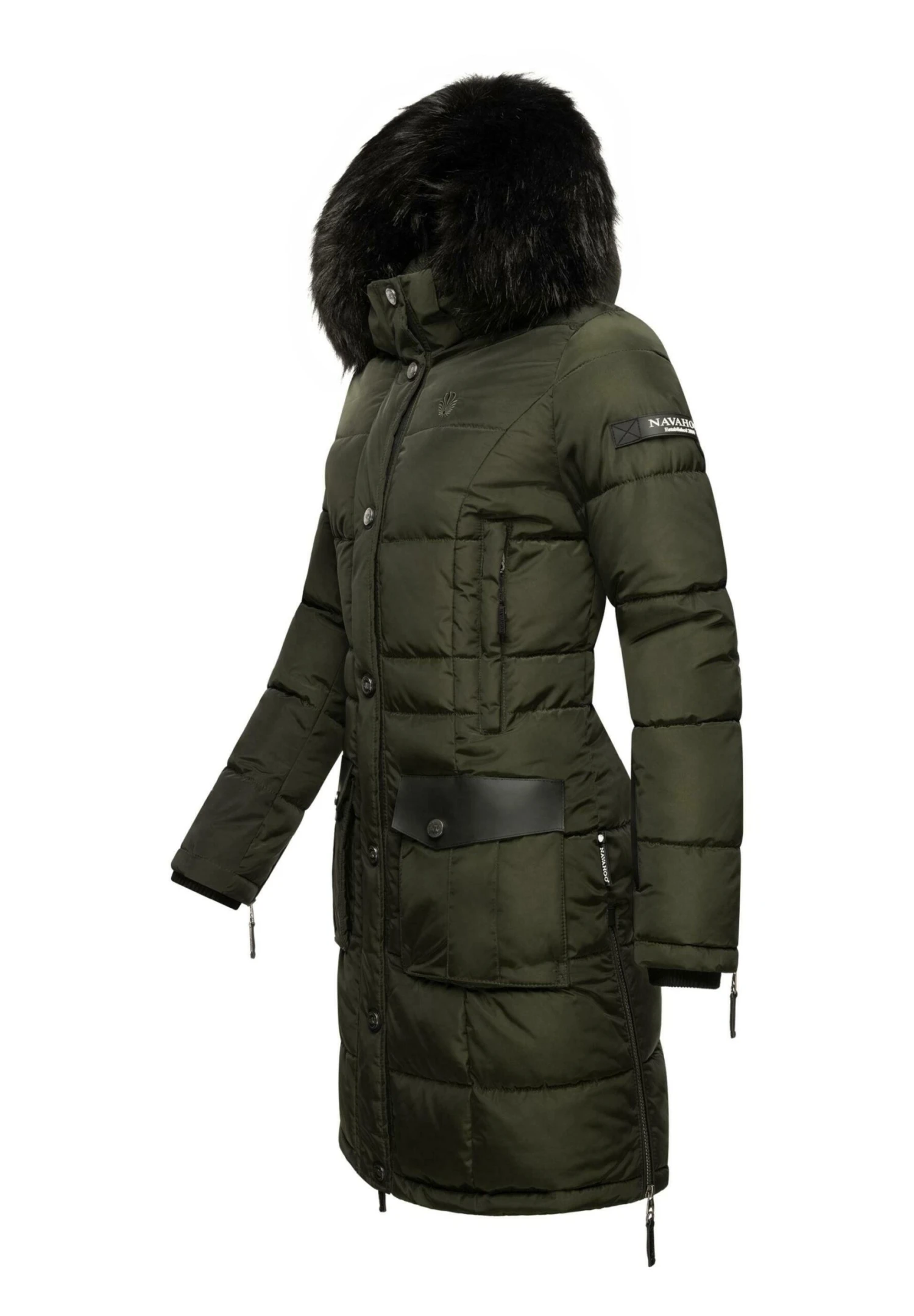 Navahoo Sinja - Winterjas - Olive 2 Navahoo Sinja - Winterjas - Olive - Afbeelding 2