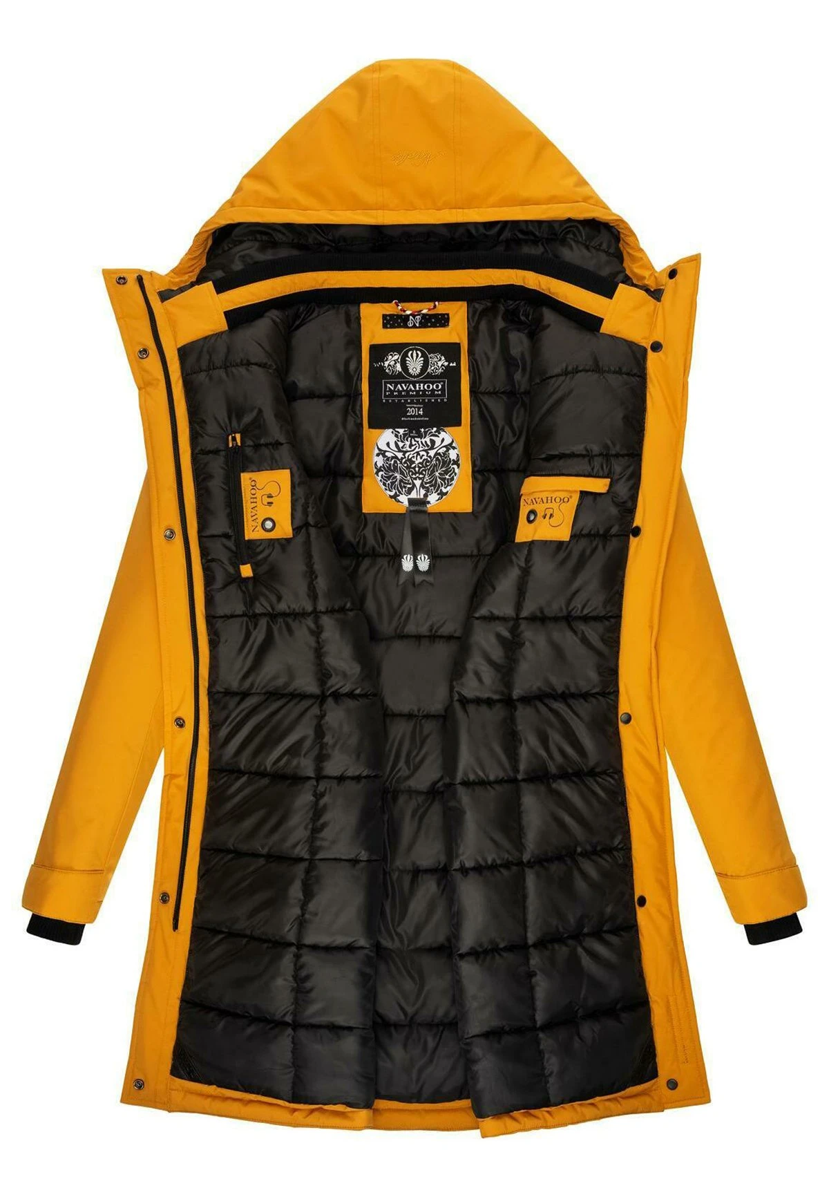 Navahoo Letiziaa - Winterjas - Dark Yellow 4 Navahoo Letiziaa - Winterjas - Dark Yellow - Afbeelding 4