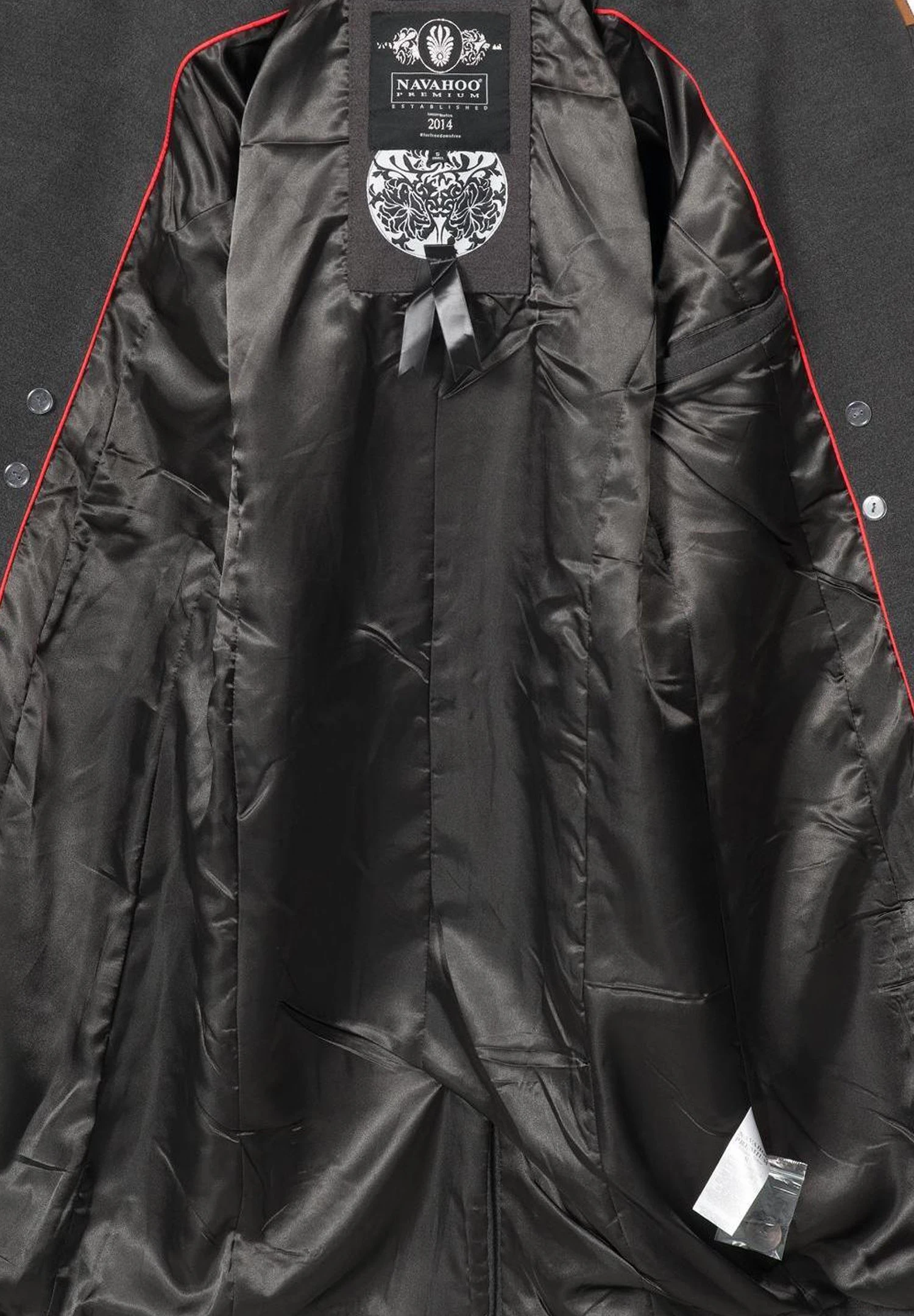 Navahoo Wooly - Halflange Jas - Anthracite 6 Navahoo Wooly - Halflange Jas - Anthracite - Afbeelding 6