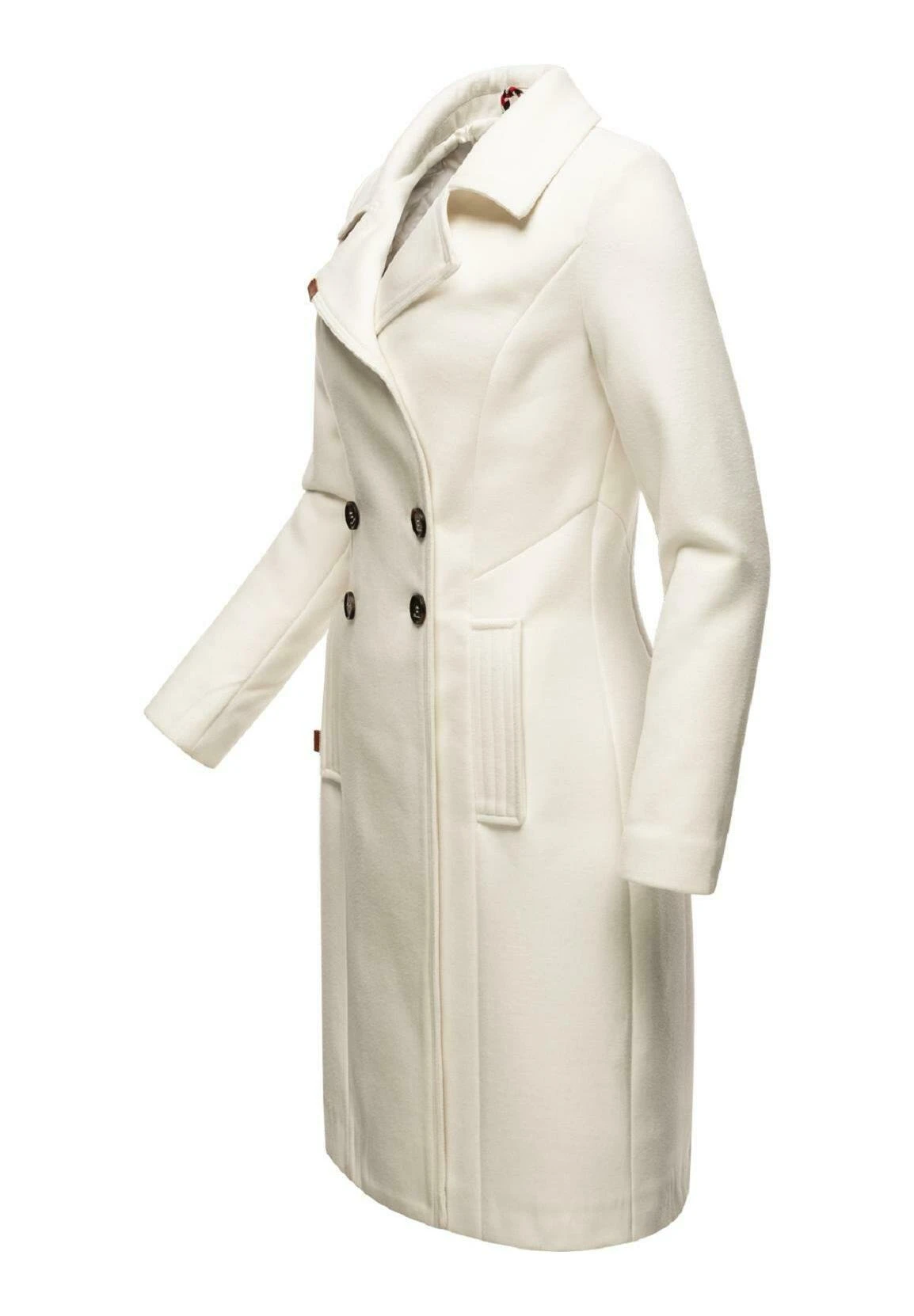 Navahoo Wooly - Halflange Jas - Offwhite 3 Navahoo Wooly - Halflange Jas - Offwhite - Afbeelding 3