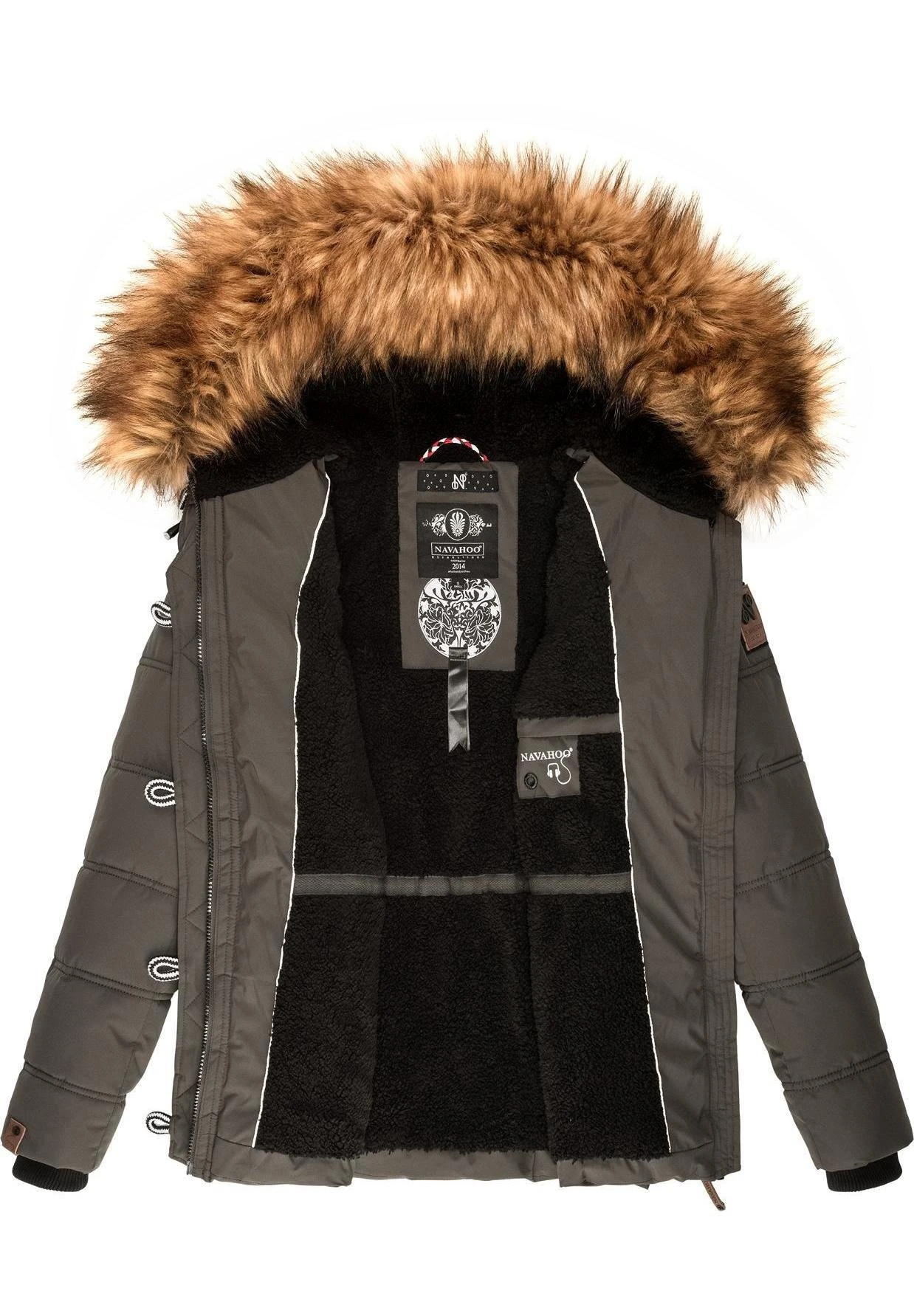 Navahoo Zoja - Winterjas - Anthracite 6 Navahoo Zoja - Winterjas - Anthracite - Afbeelding 6